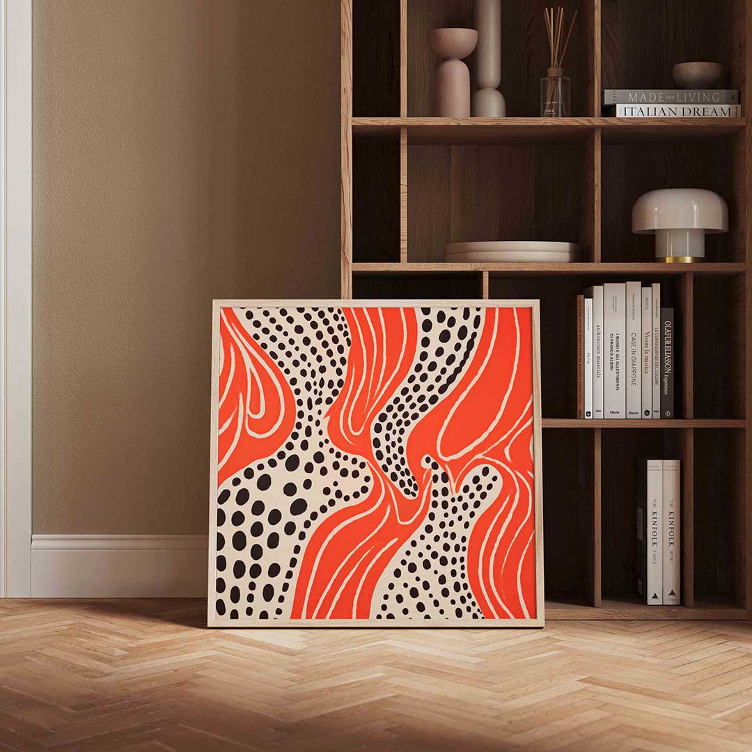 Golvende stippen Poster