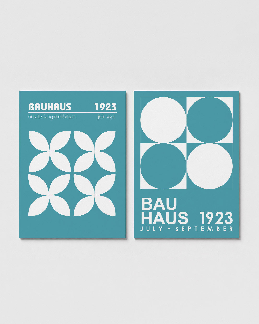 Vormritme en kleur Posterset