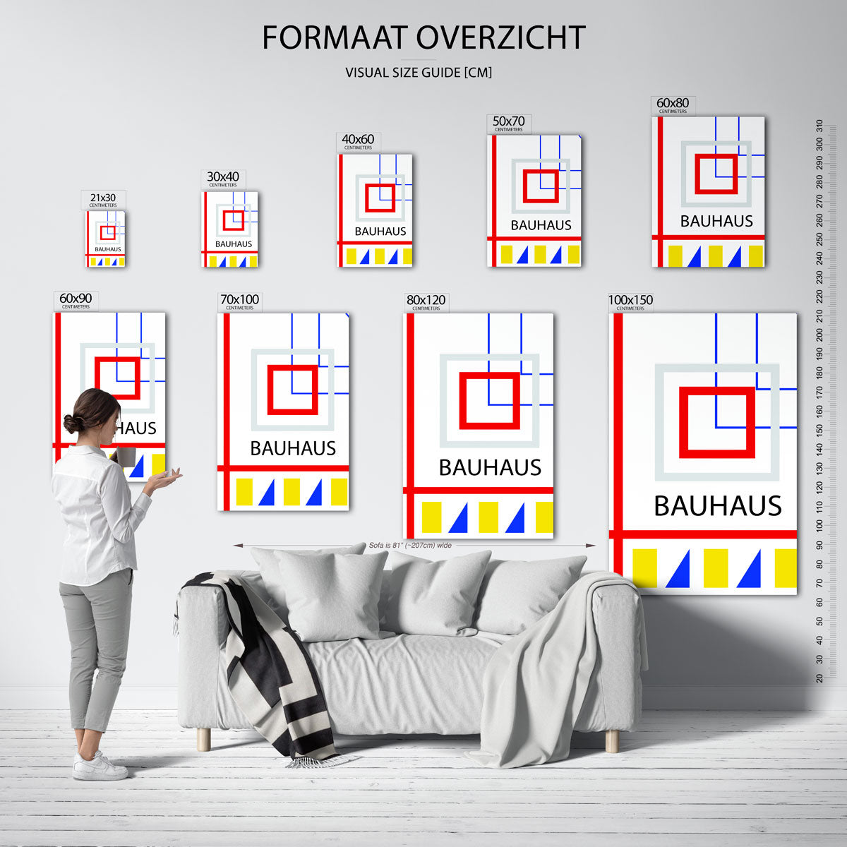 Vormen en lijnen Poster