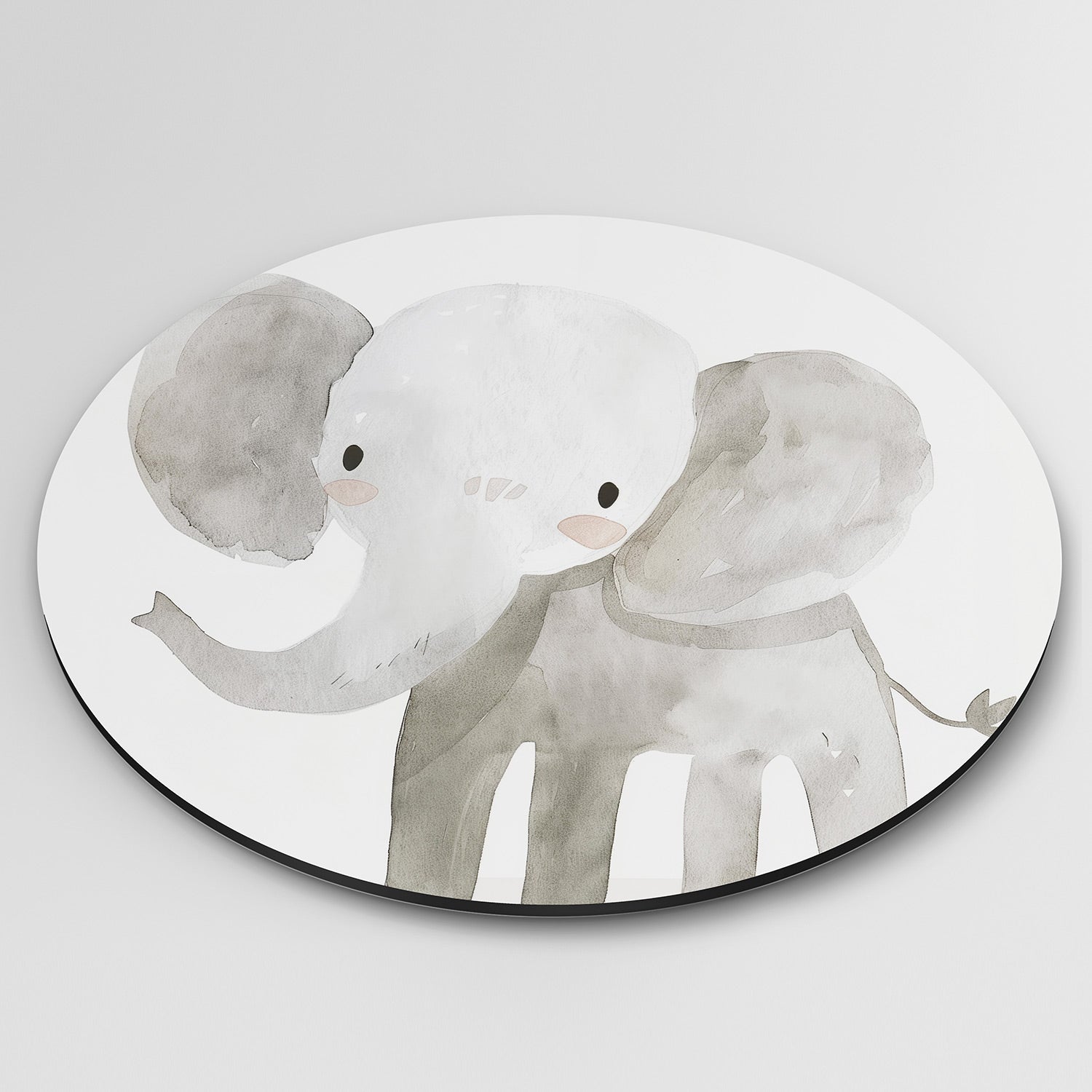 Schattige olifant Muurcirkel