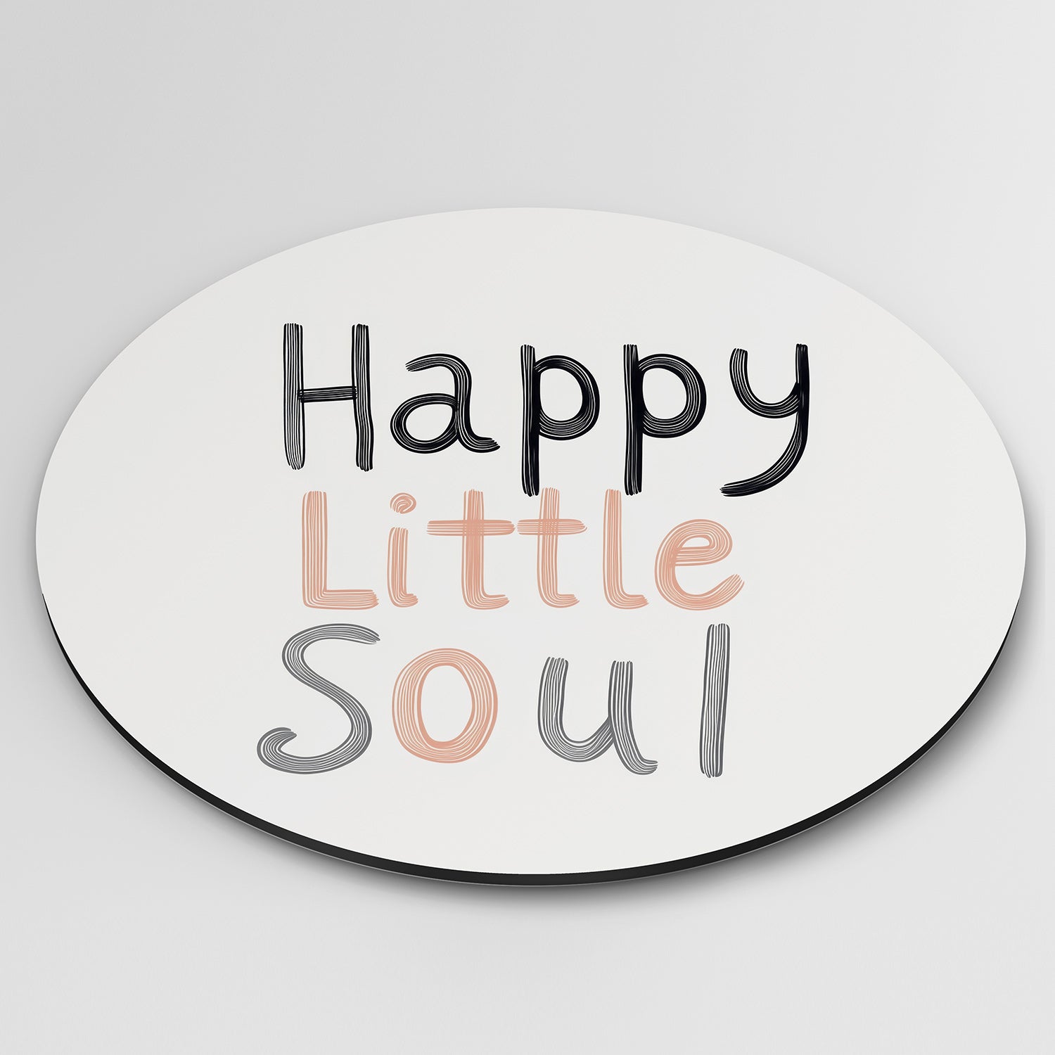 Happy little soul Muurcirkel