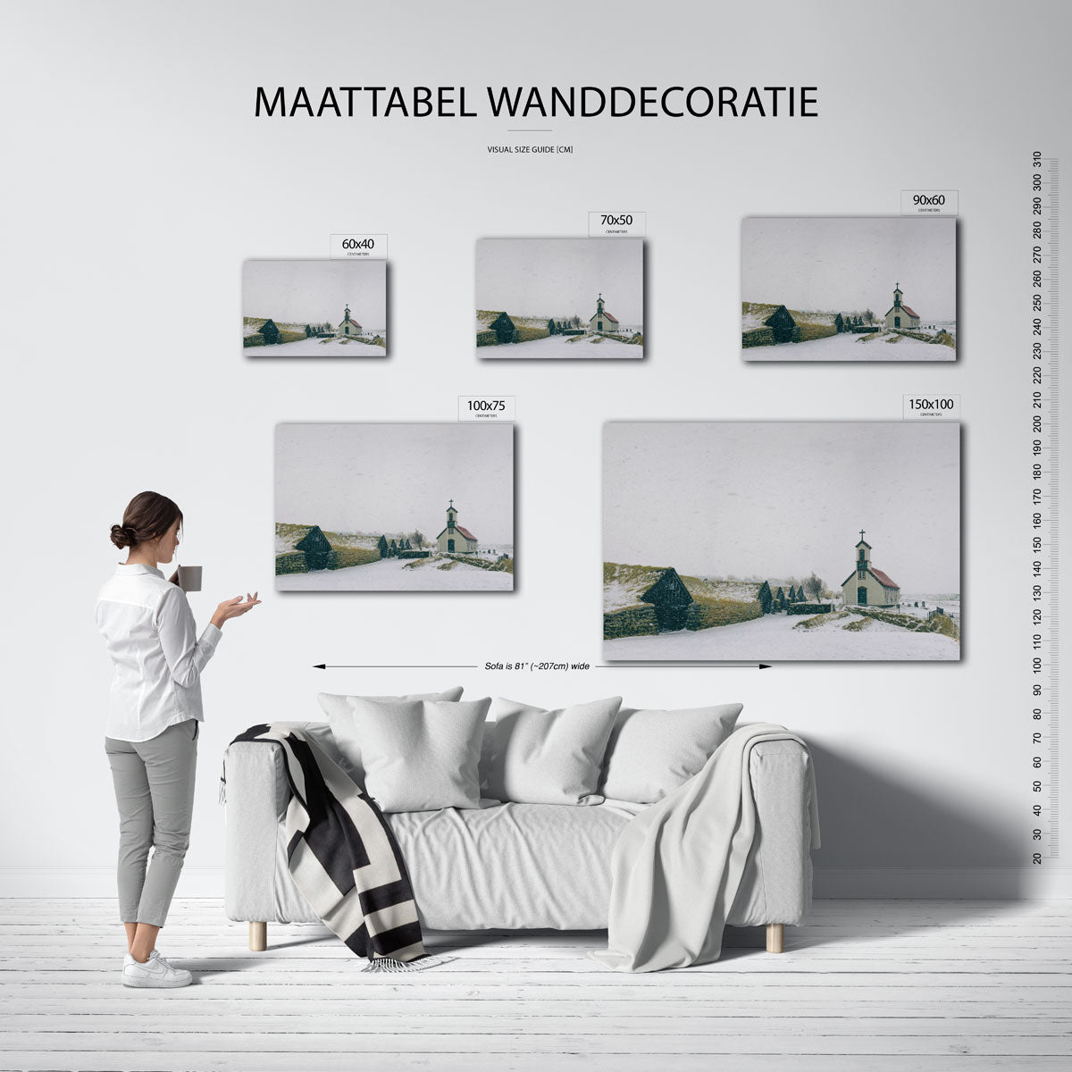 Winterse kapel Kunstwerk