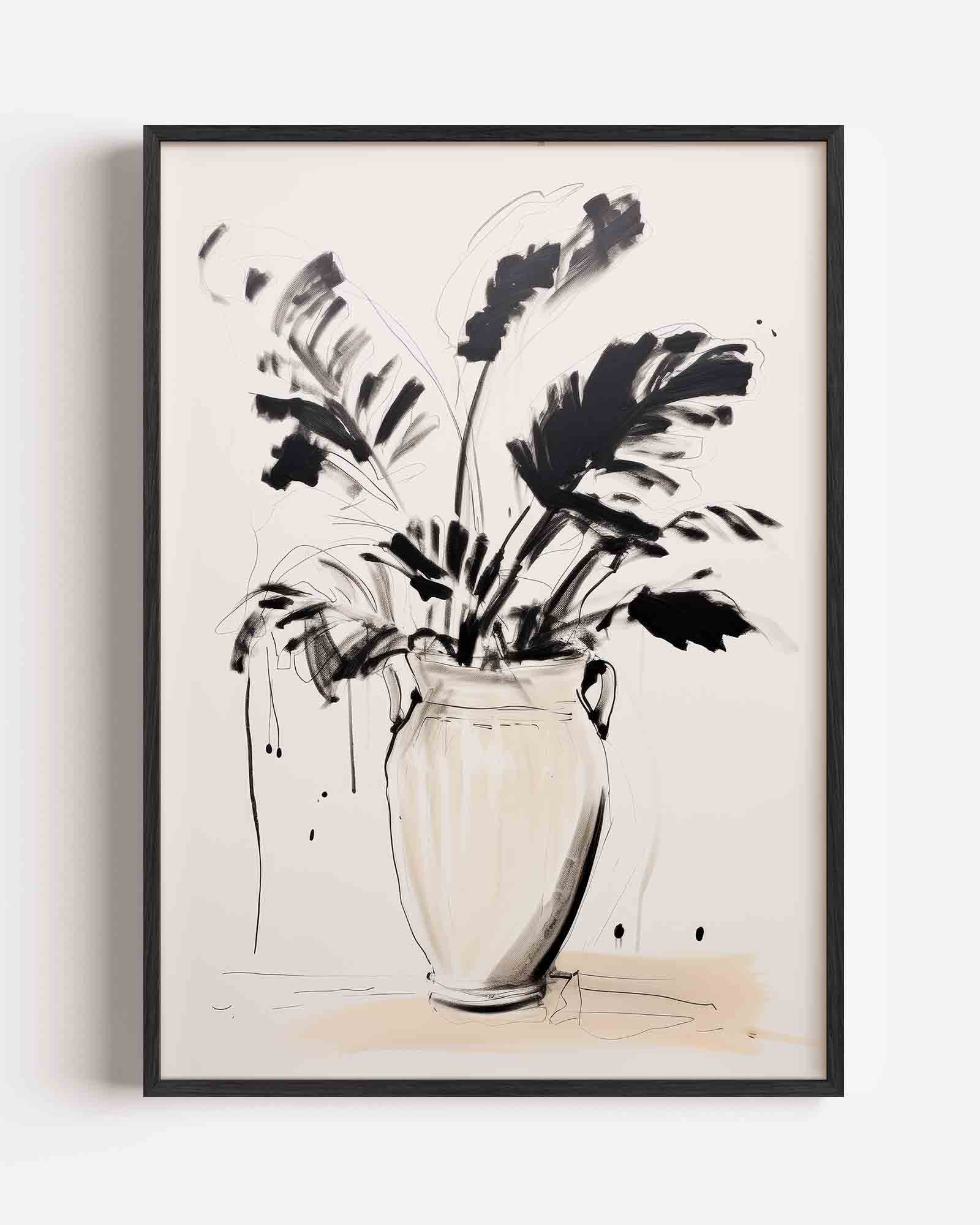 Plant in vaas Poster