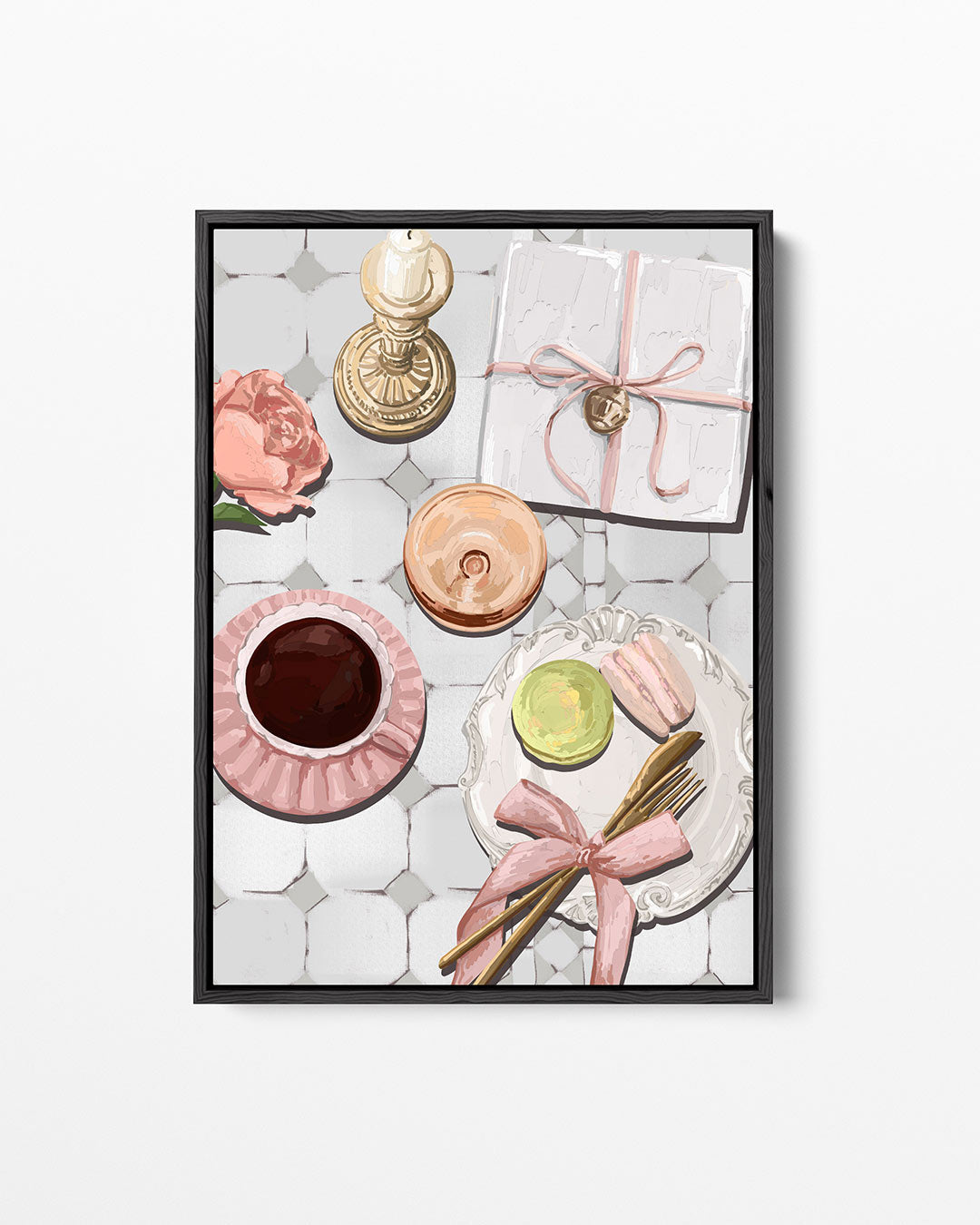 Elegante tafelscène Kunstwerk