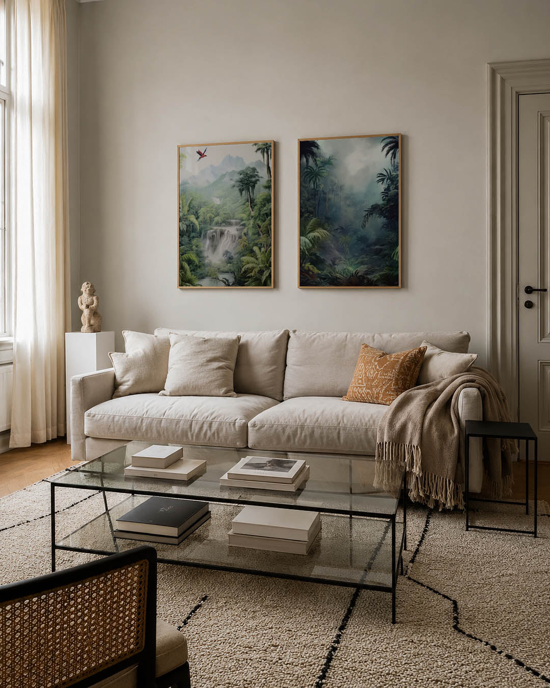 Natuurlijke sereniteit Posterset