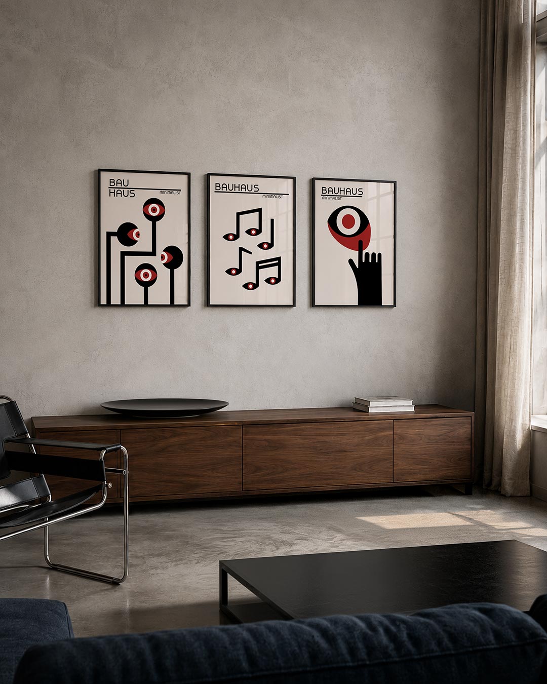 Oogvormen en lijnen Posterset