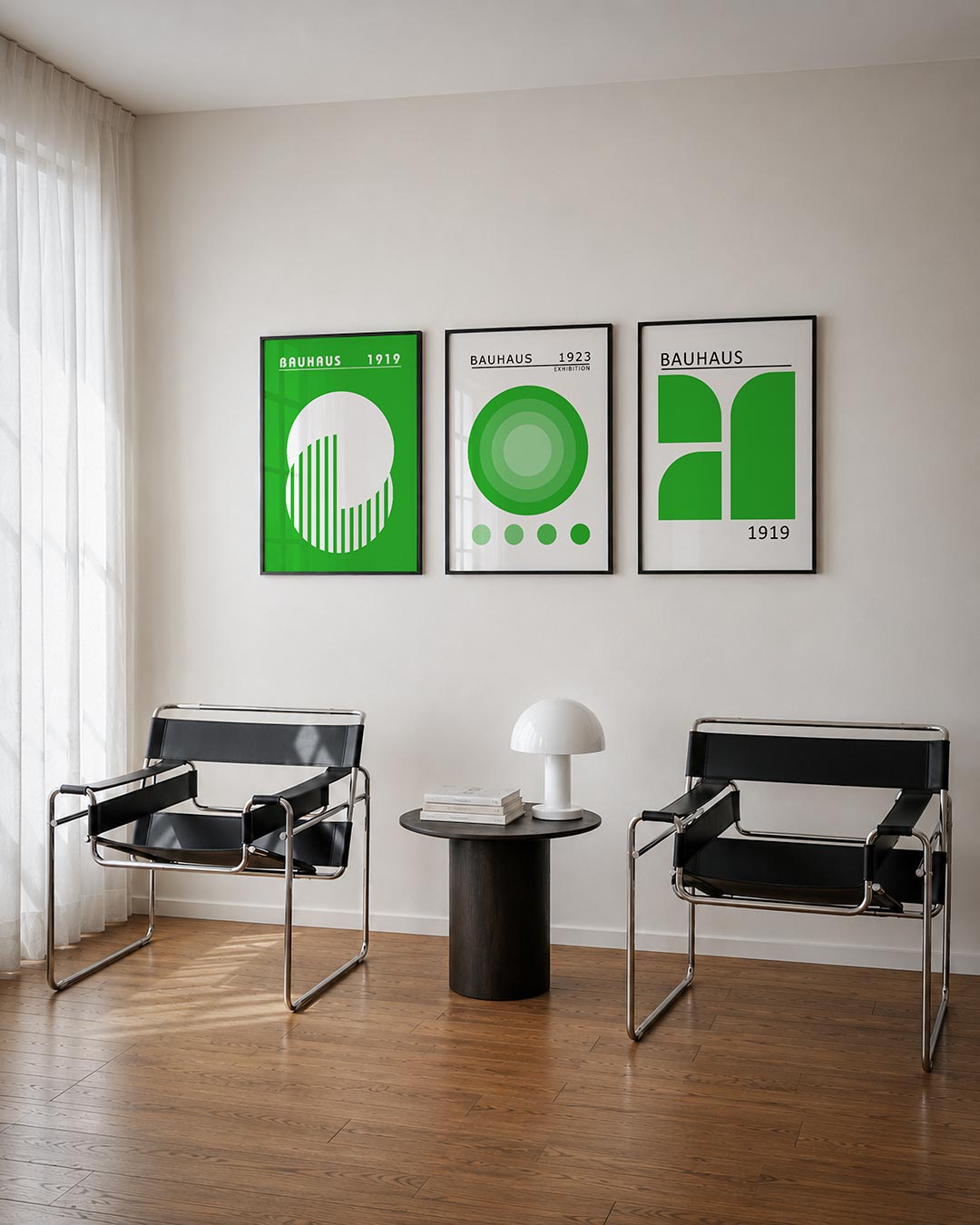 Cirkel en strepen Posterset