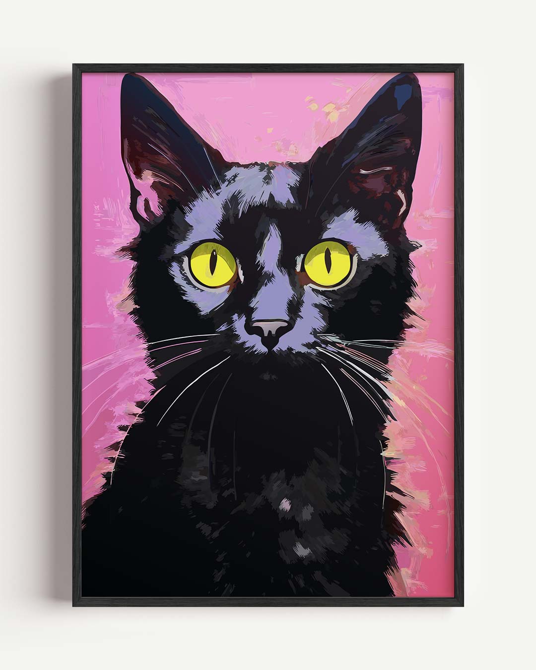 Stijlvolle Kattenposter-WallArtistic