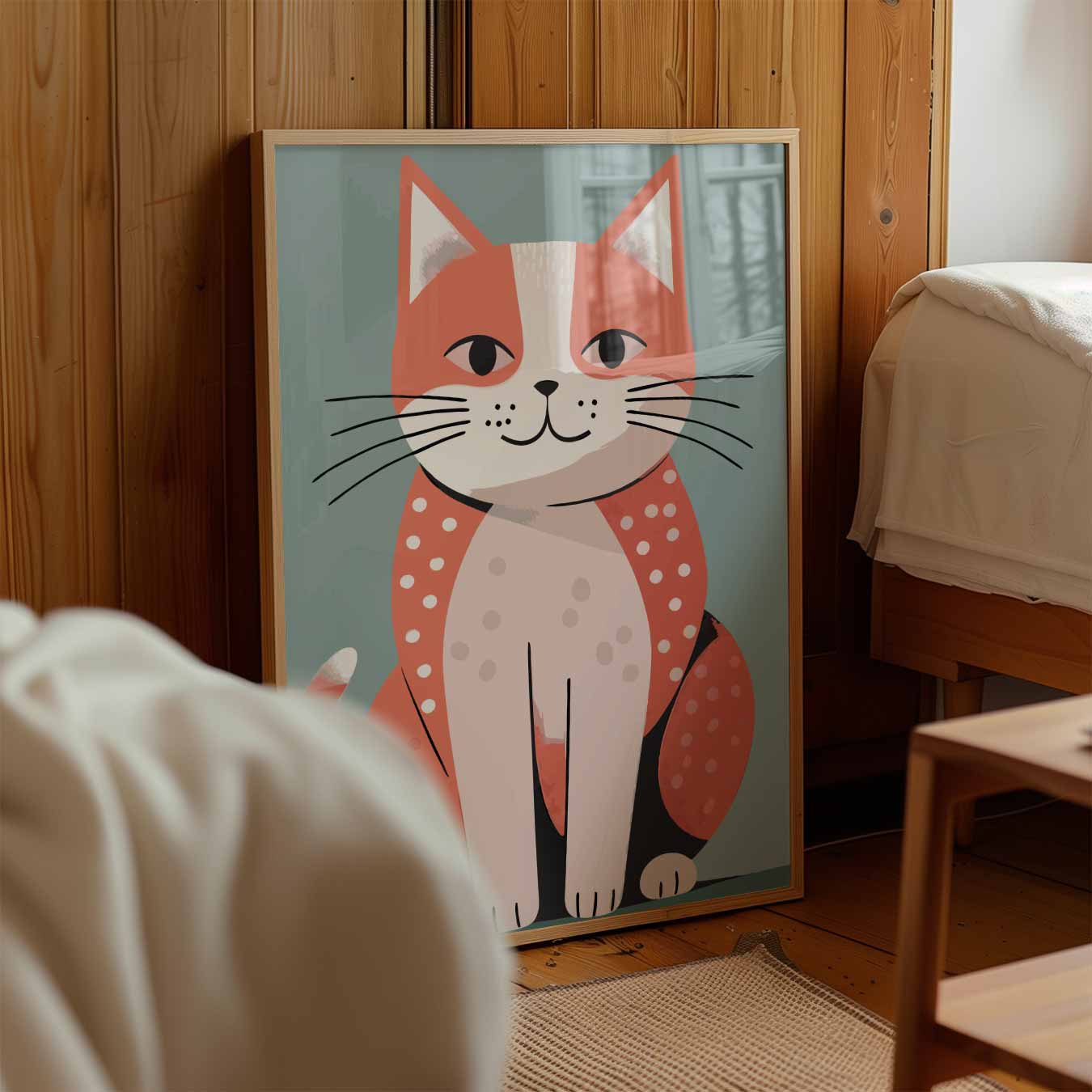 Vrolijke Kattenposter-WallArtistic