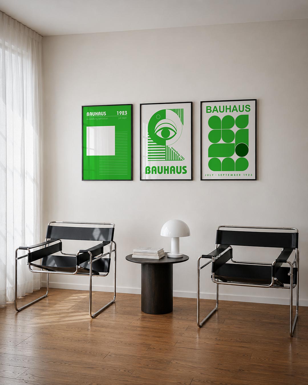 Lijnen en vlakte Posterset