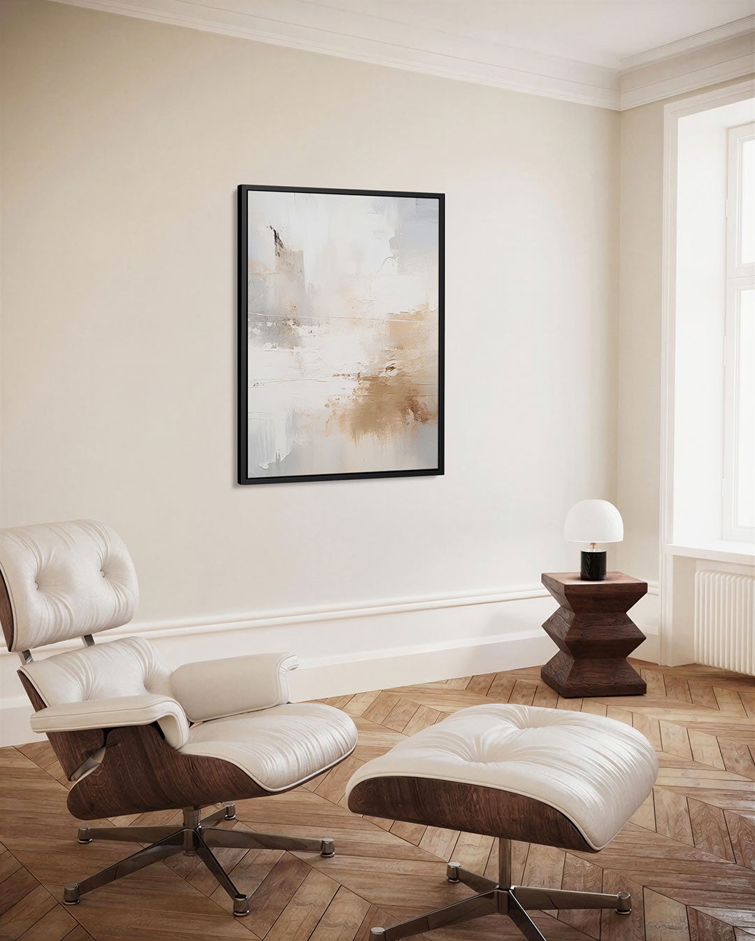 Rustige kleurencompositie Kunstwerk