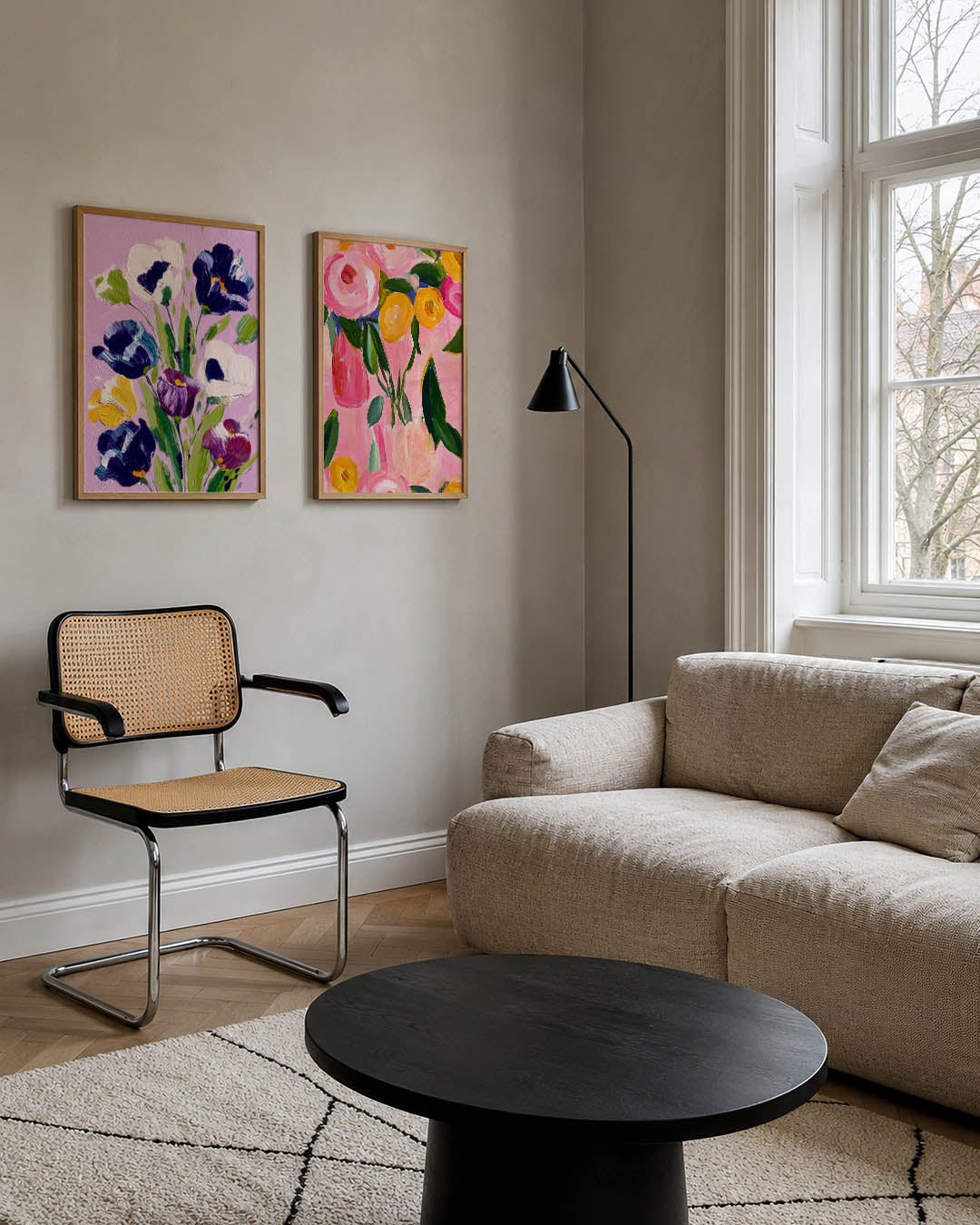 Bloemrijke kleurenpracht Posterset
