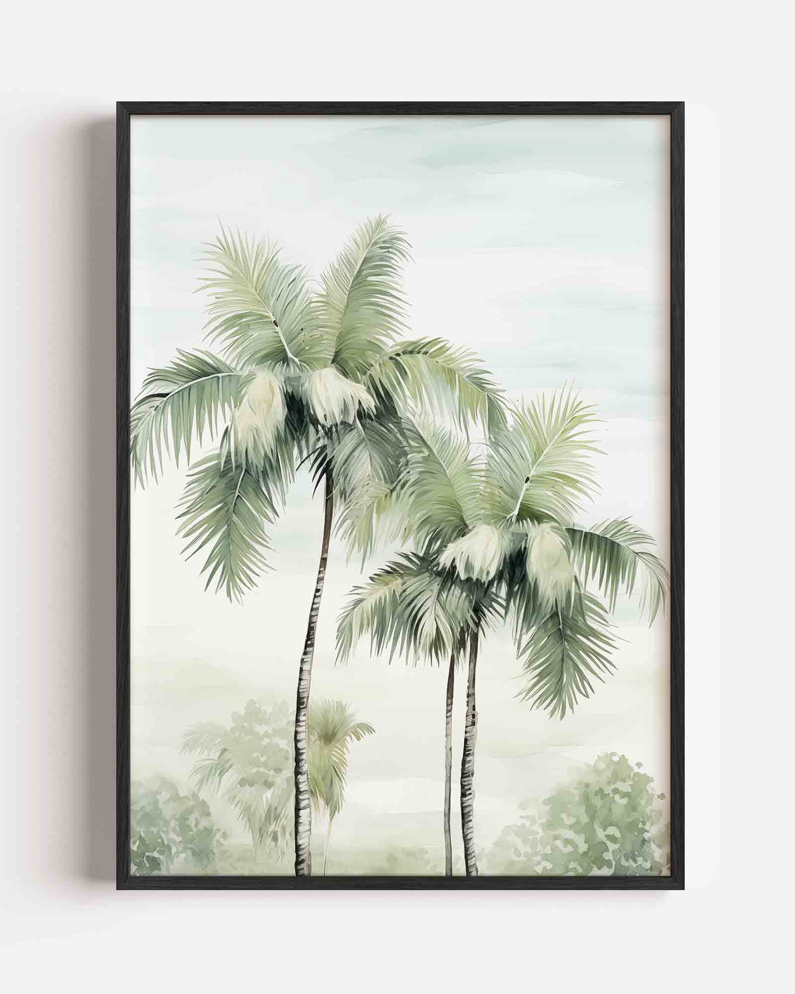 Tropische palmbomen Poster
