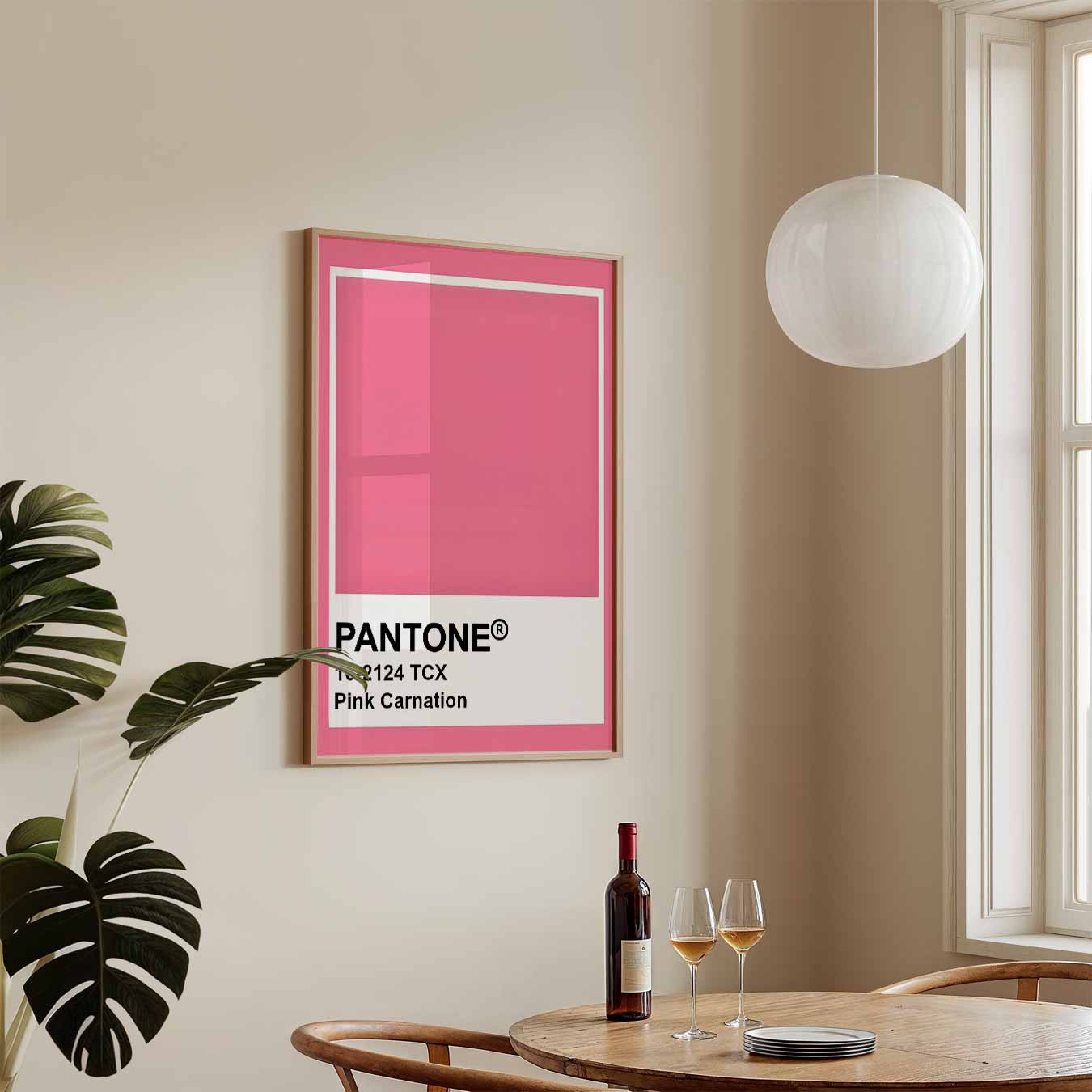 Pantone Pink Carnation Poster-WallArtistic