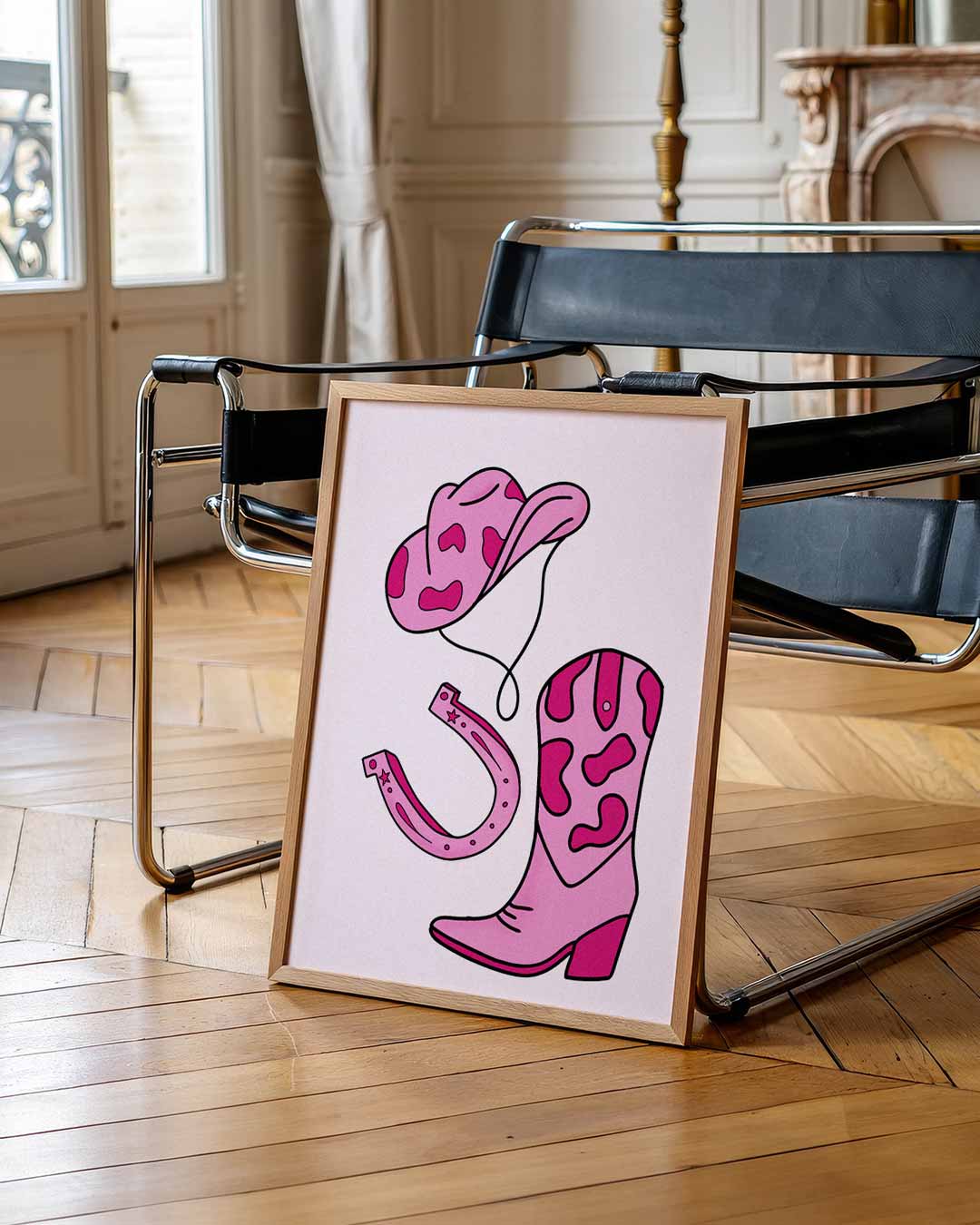 Stoere Western Stijl Poster-WallArtistic