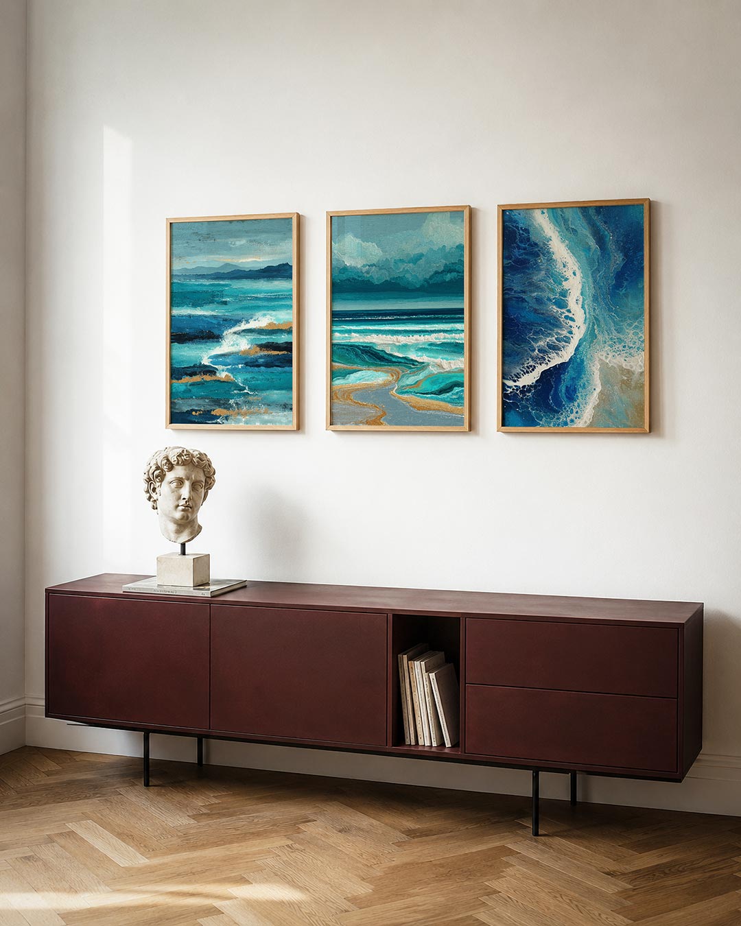 Zee en lucht Posterset