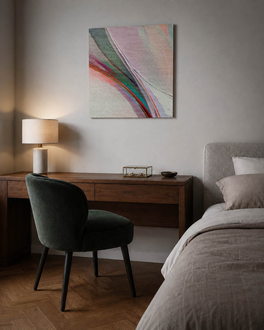 Kleurrijke vormen Kunstwerk