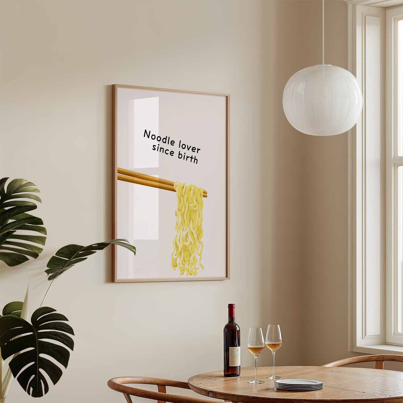 Noodle Lover Since Birth Poster-WallArtistic