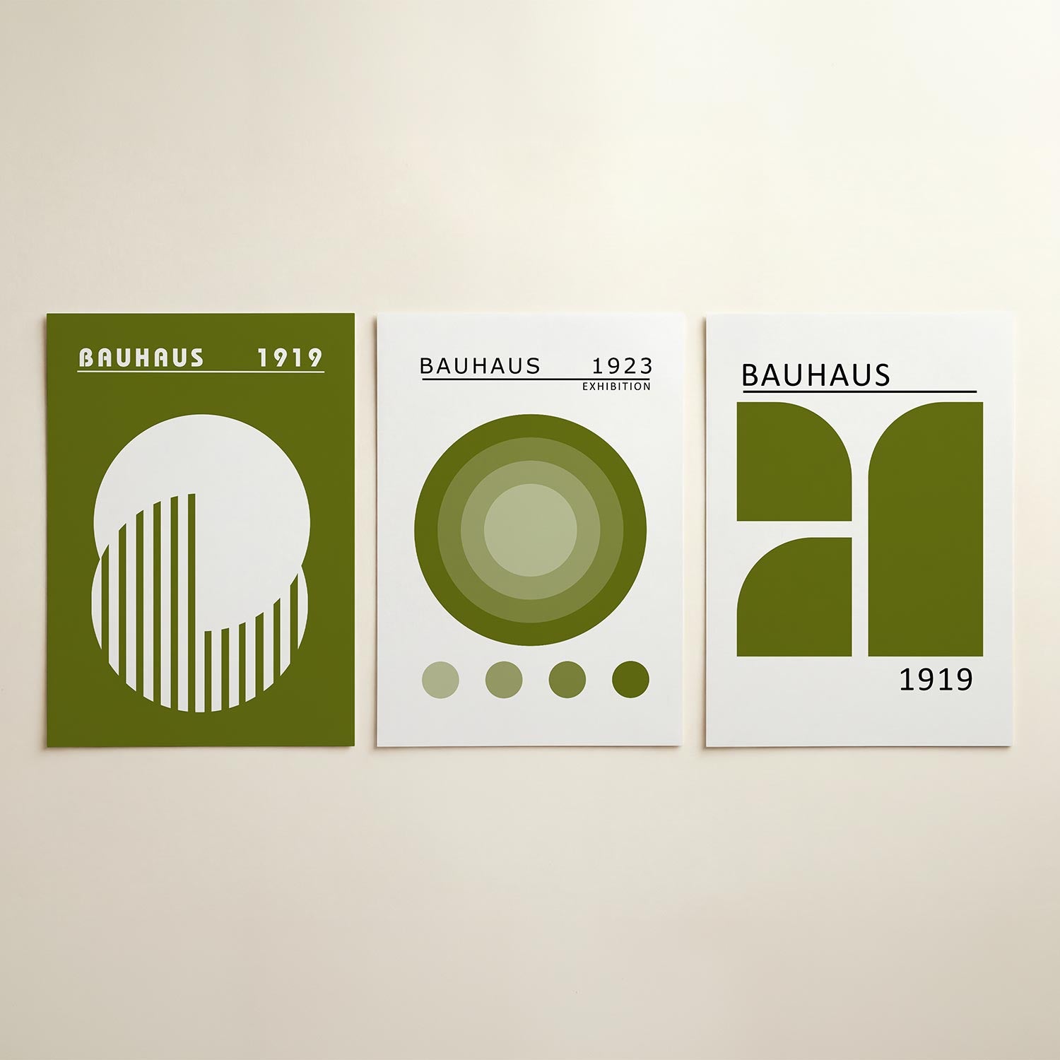 Cirkel en strepen Posterset
