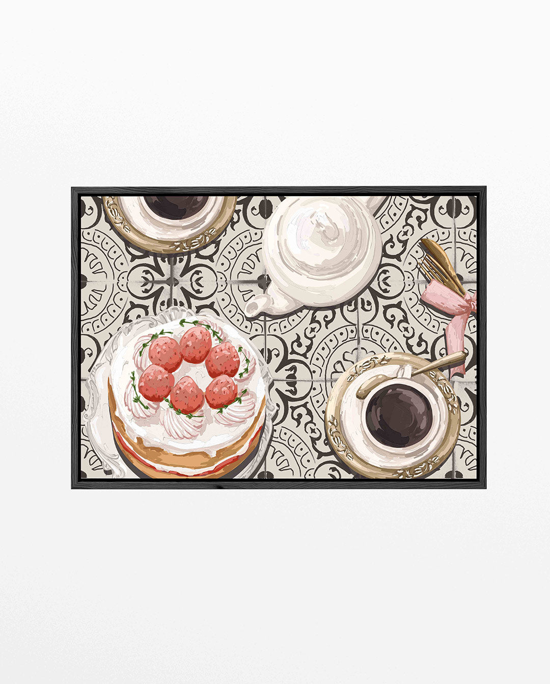 Elegante tafelscène Kunstwerk
