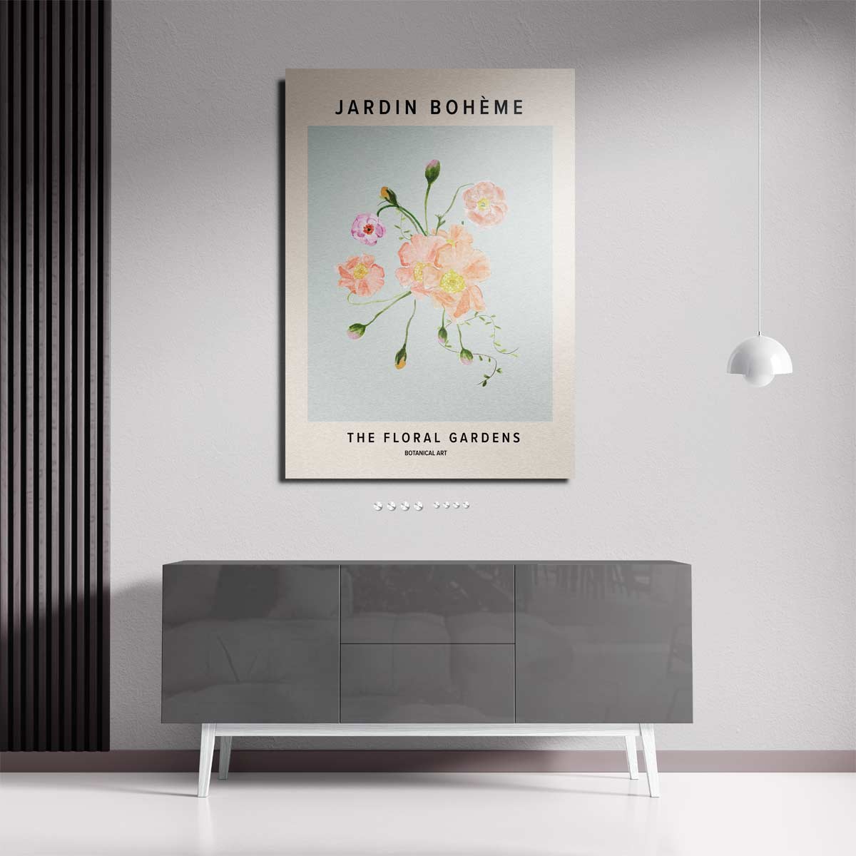 Jardin Bohème Bloemenschilderij Kunstwerk-canvas-dibond-plexiglas-wanddecoratie-WallArtistic