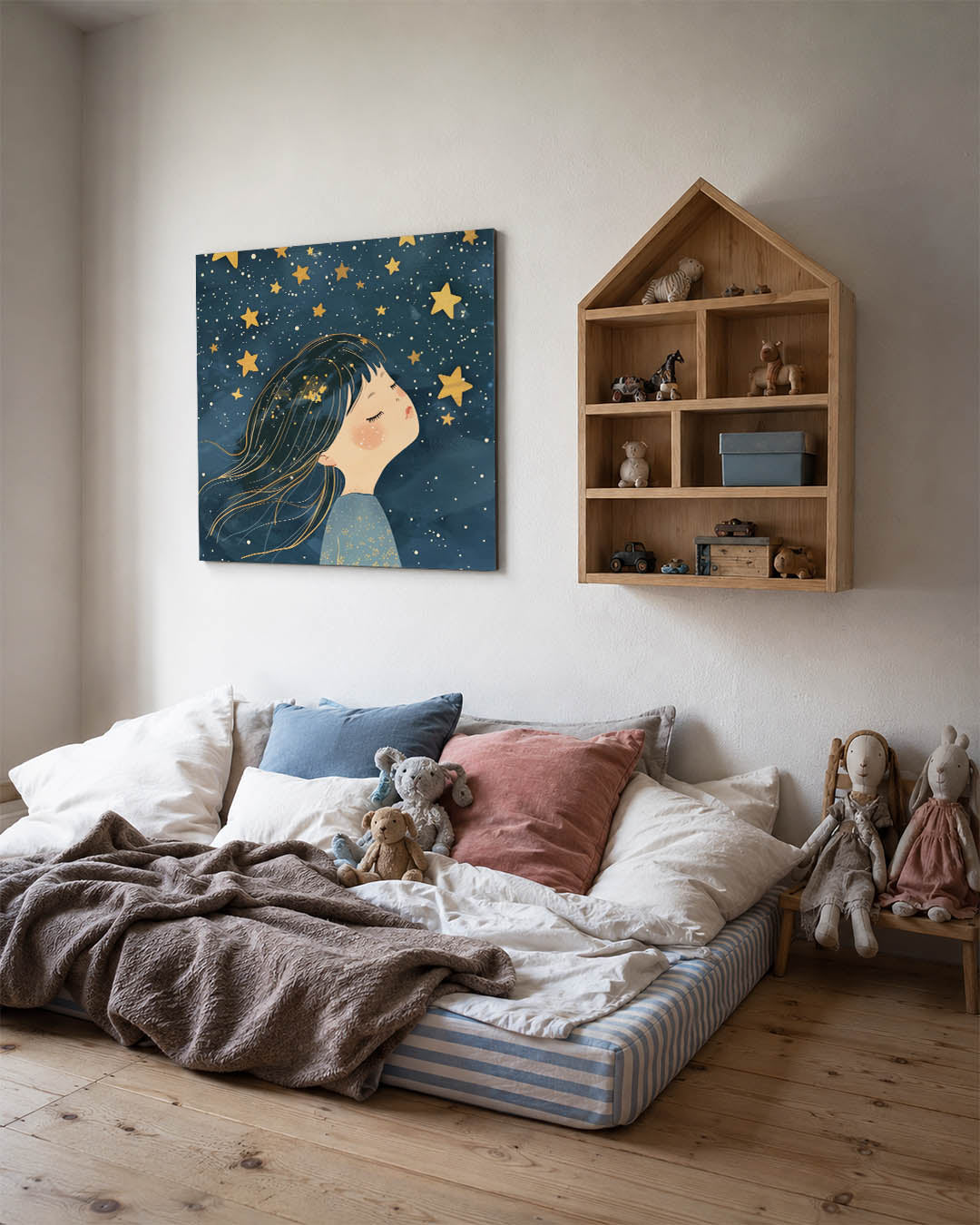Dromerige sterrenhemel Kunstwerk