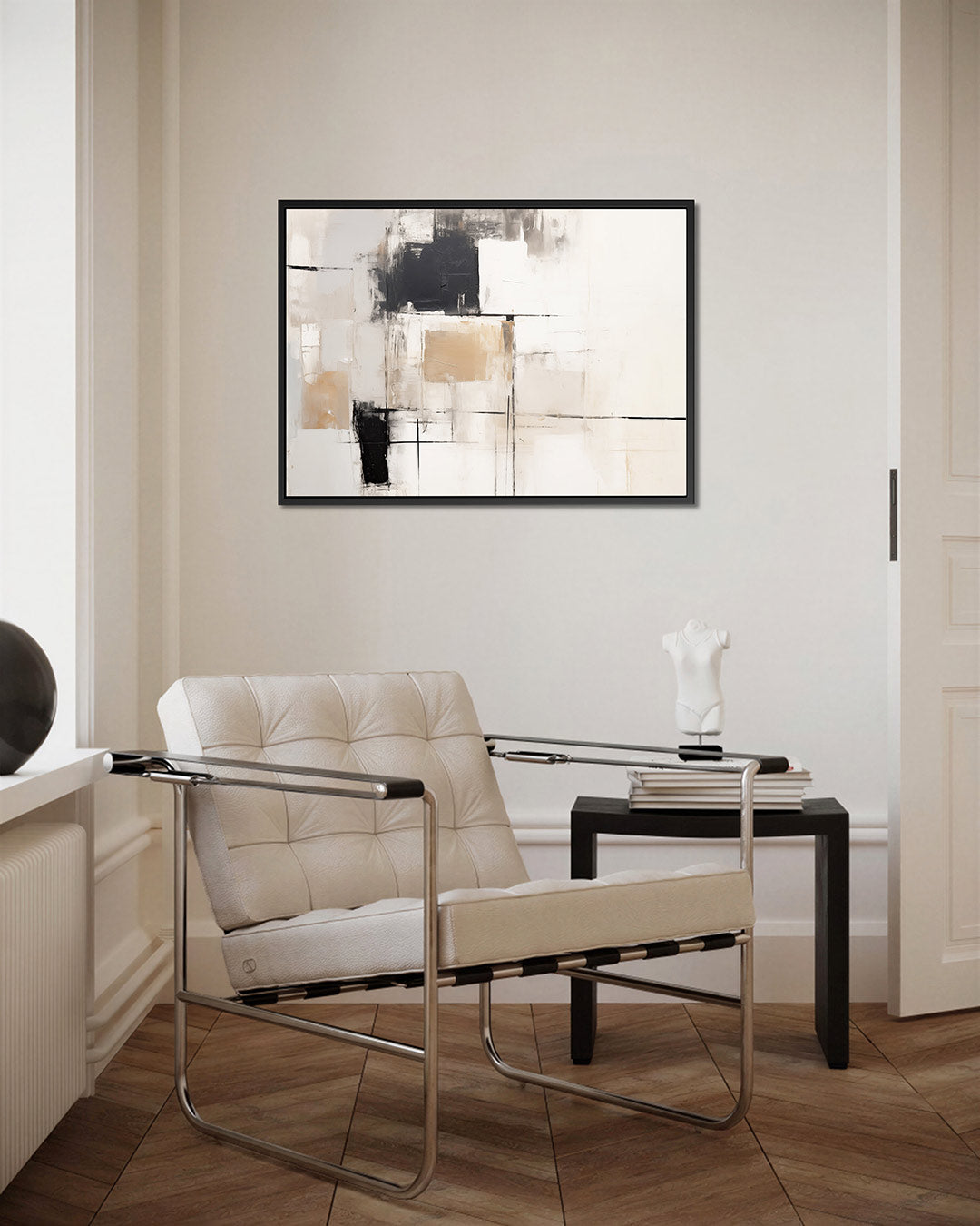 Geometrische compositie Kunstwerk