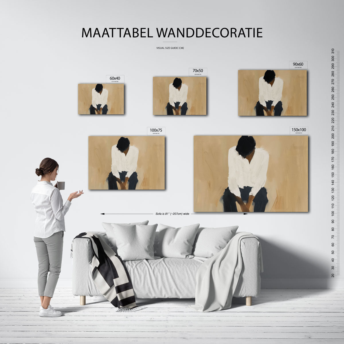 Verstilde reflectie Kunstwerk