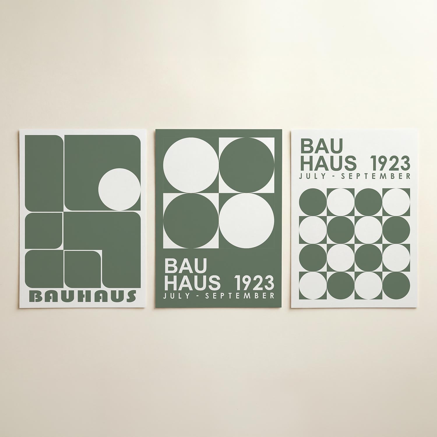 Vormen en vlakken Posterset