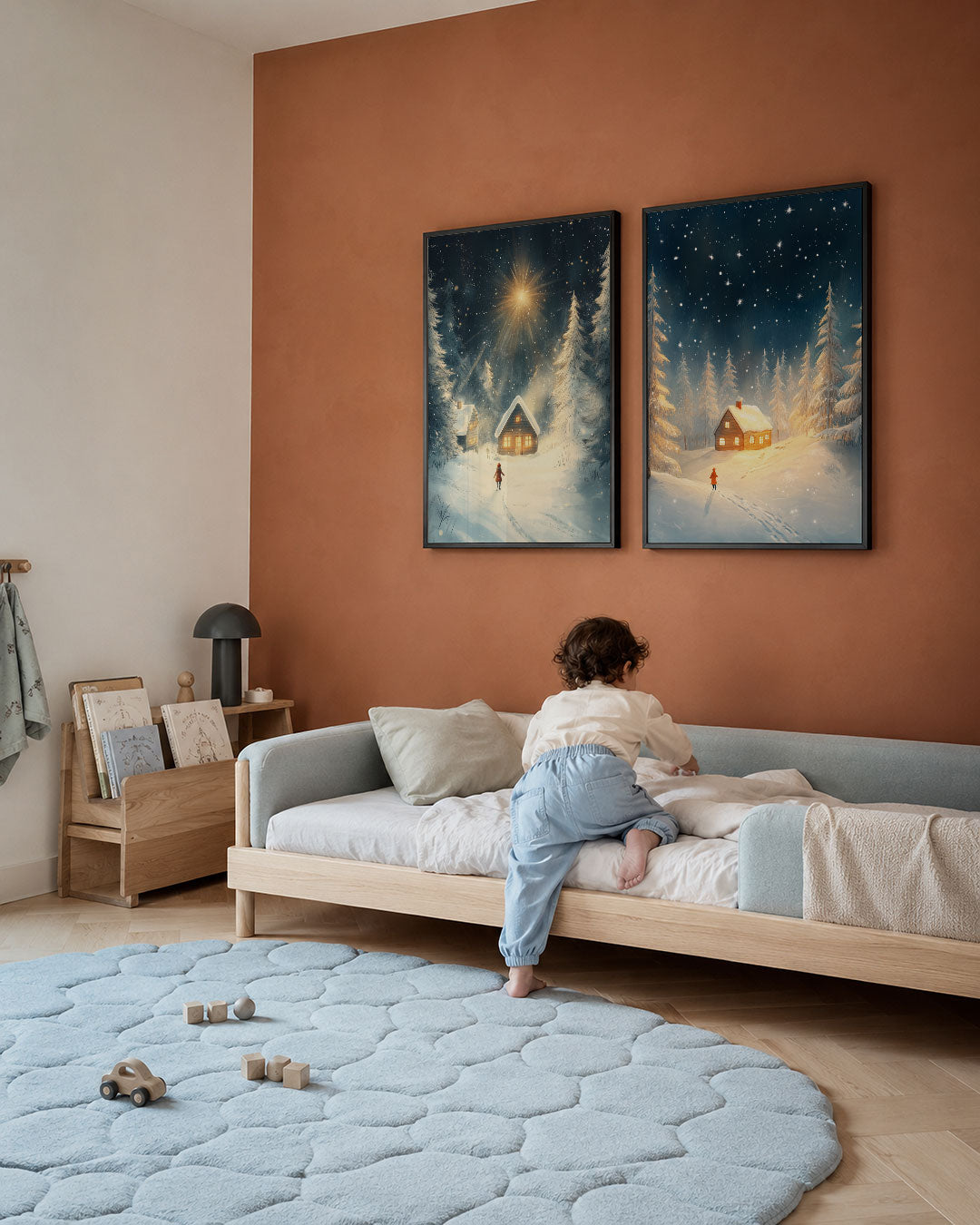 Winterse sterrenhemel Posterset