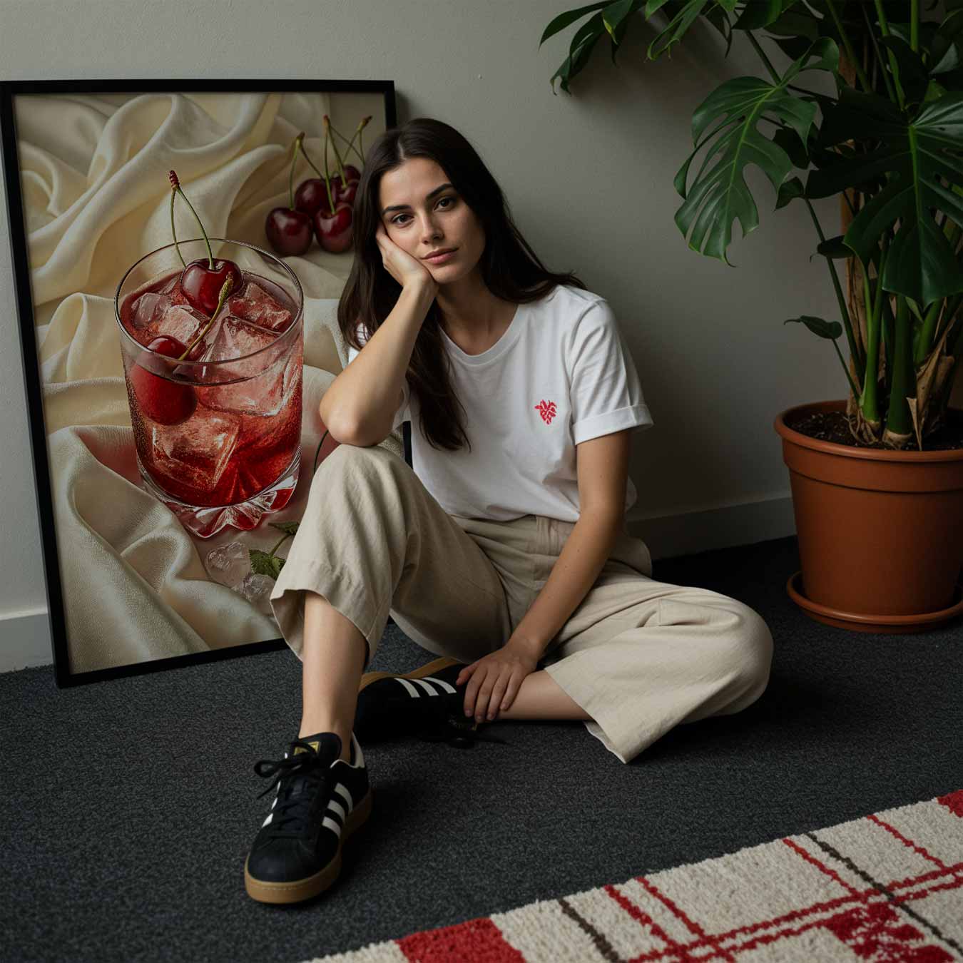 Verfrissende Kersenluxe Poster-WallArtistic