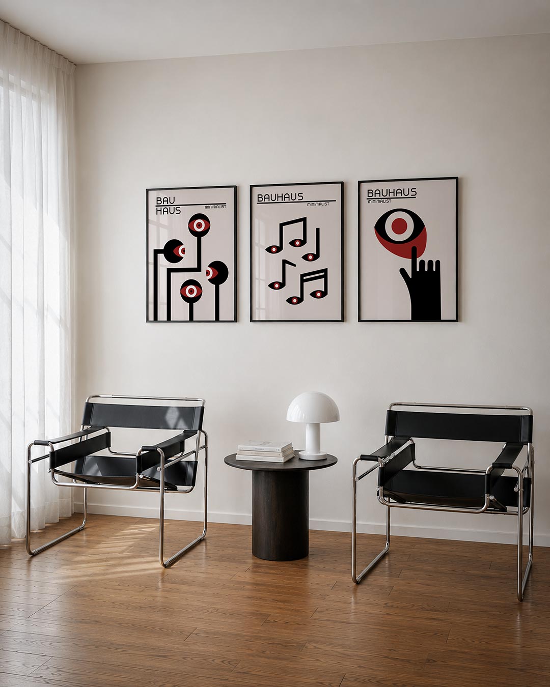 Oogvormen en lijnen Posterset