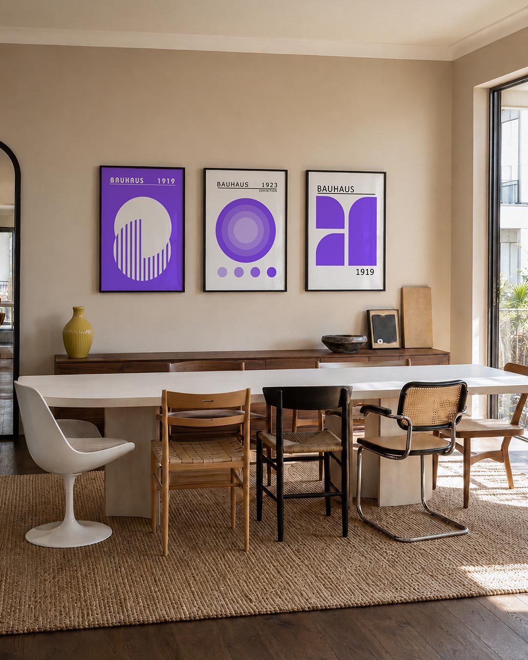 Cirkel en lijnen Posterset