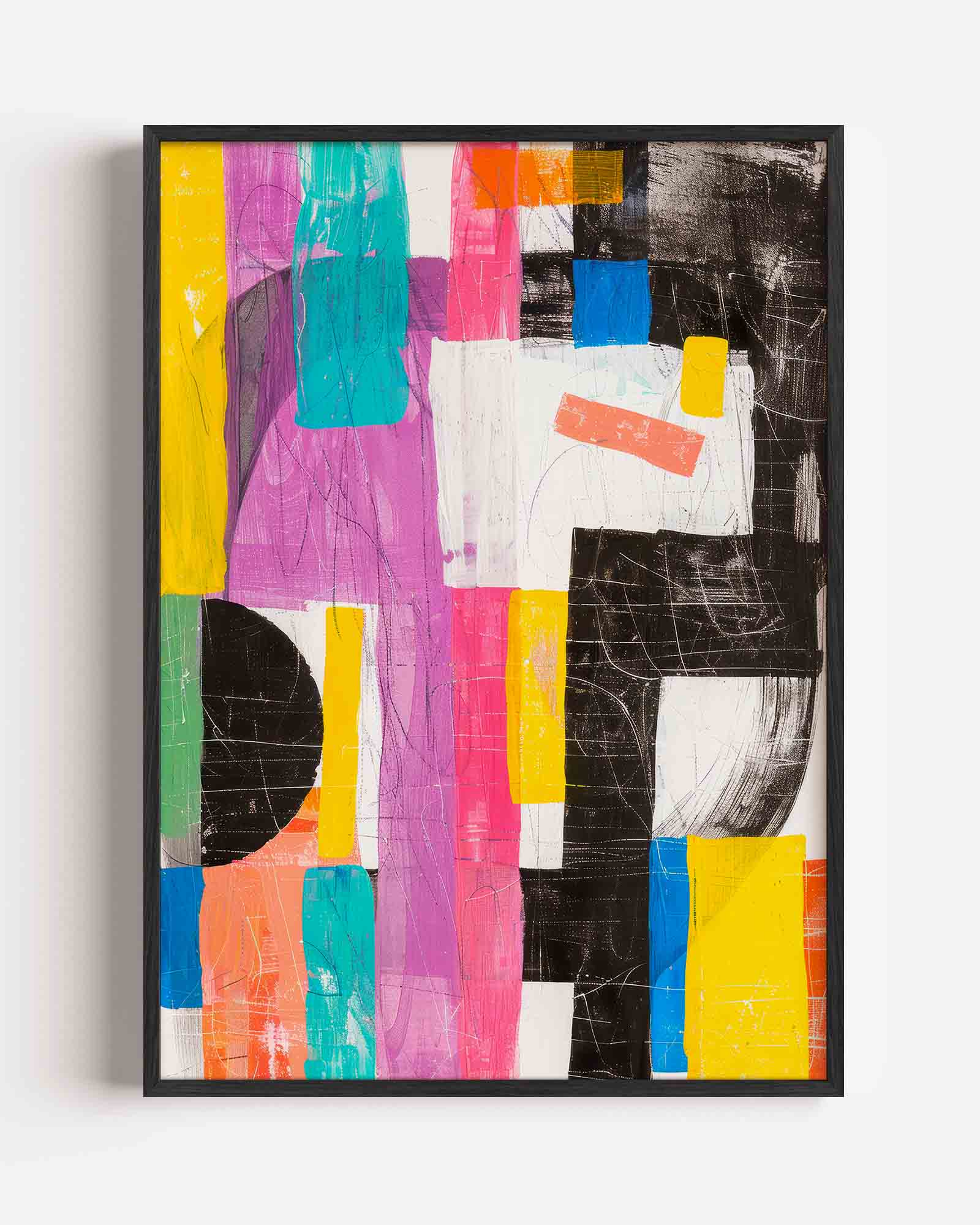 Abstracte vormen en kleuren Poster