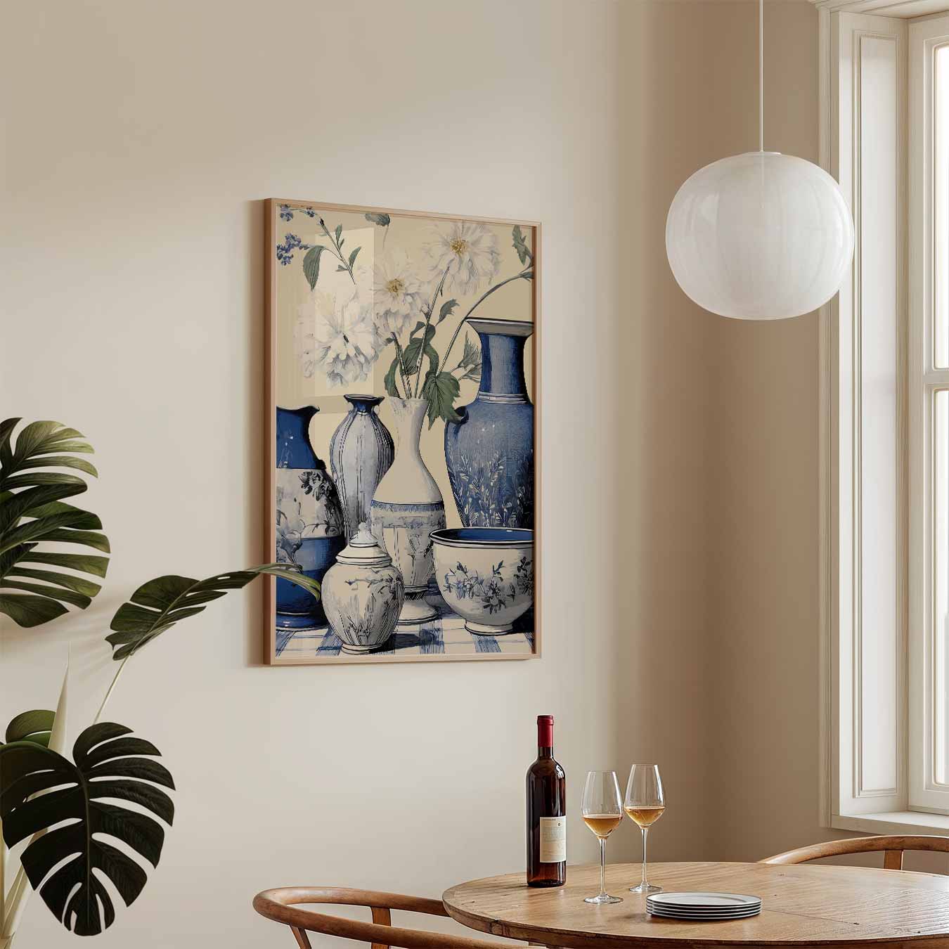Stijlvolle Bloemvazen Poster-WallArtistic