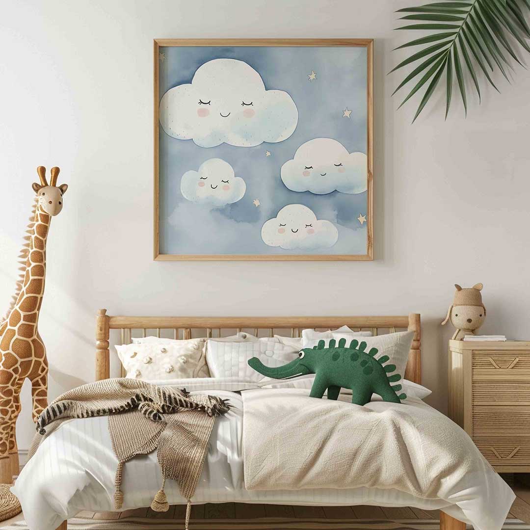 Slapende wolken Poster