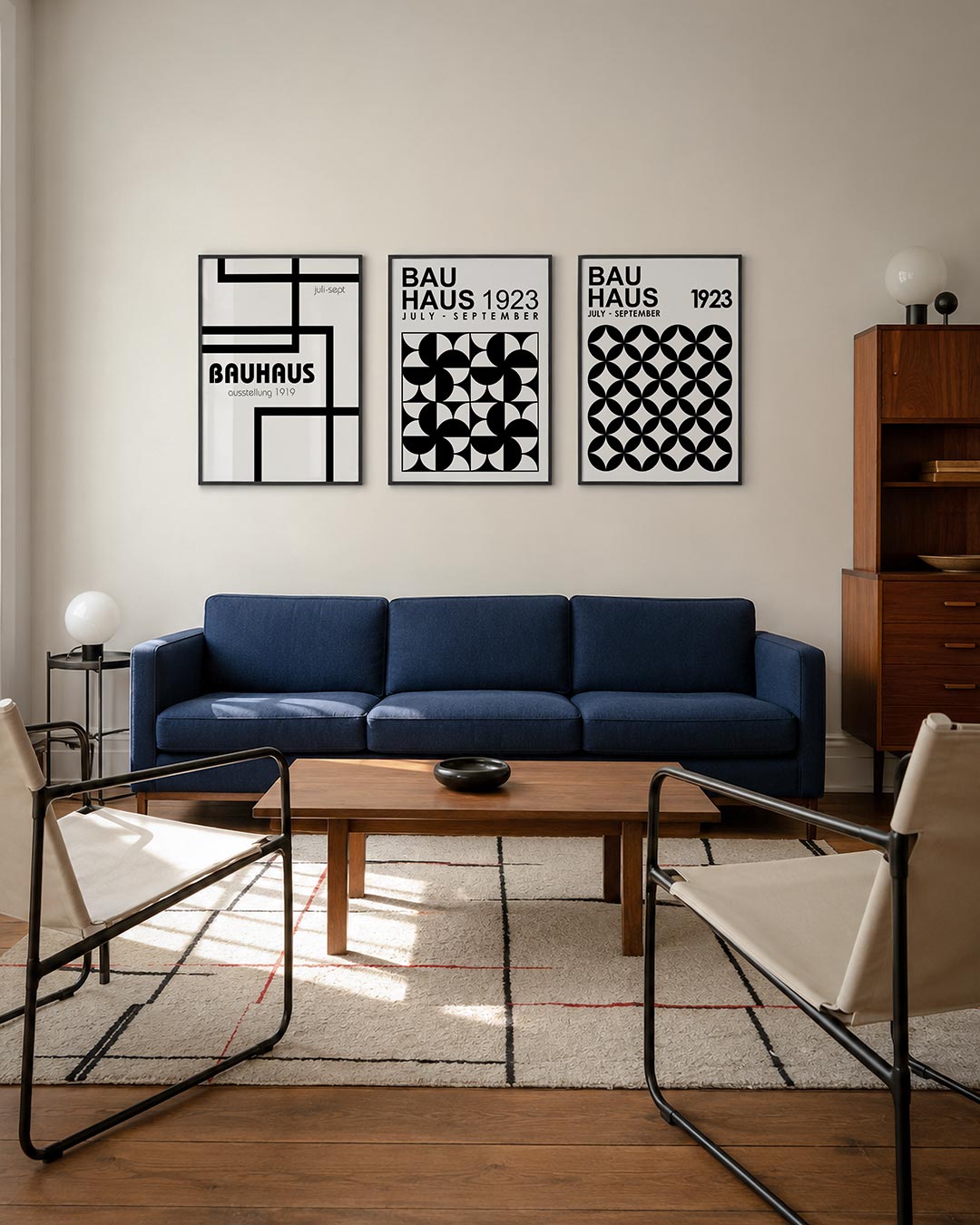Lijnenspel en vlakken Posterset