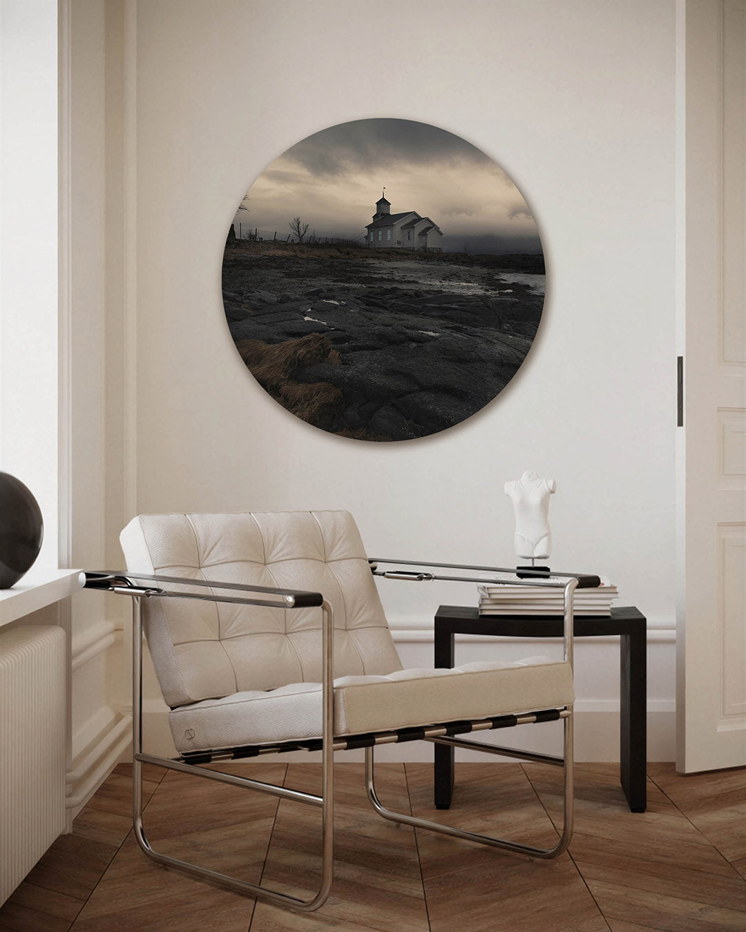 Landschap met gebouw Muurcirkel
