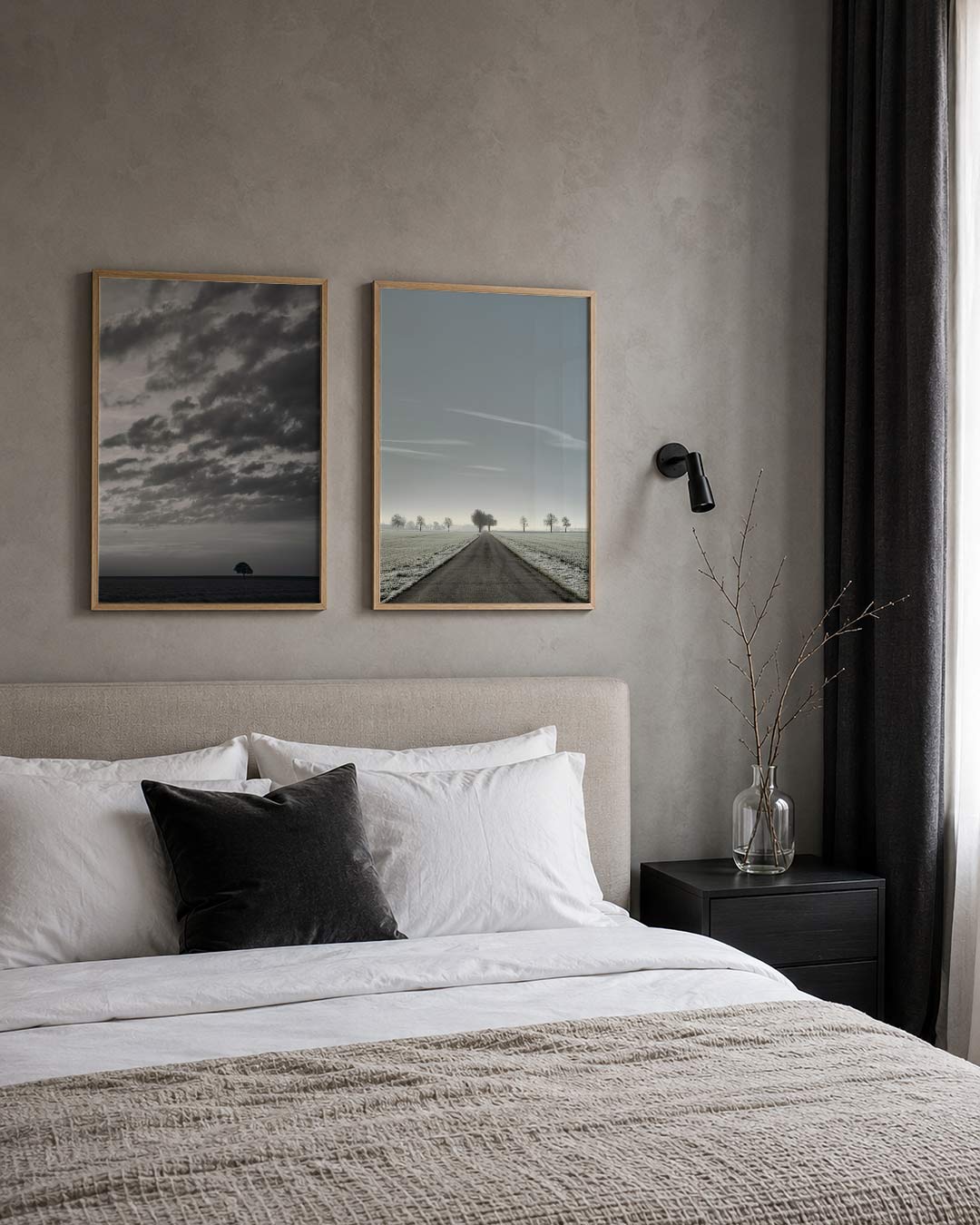 Landschap en lucht Posterset
