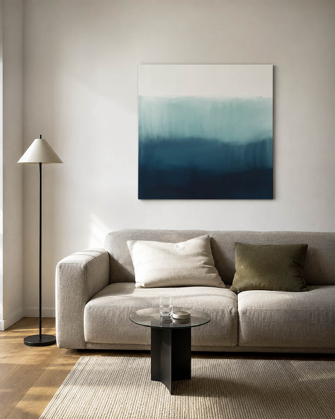 Vloeiende kleurovergangen Kunstwerk