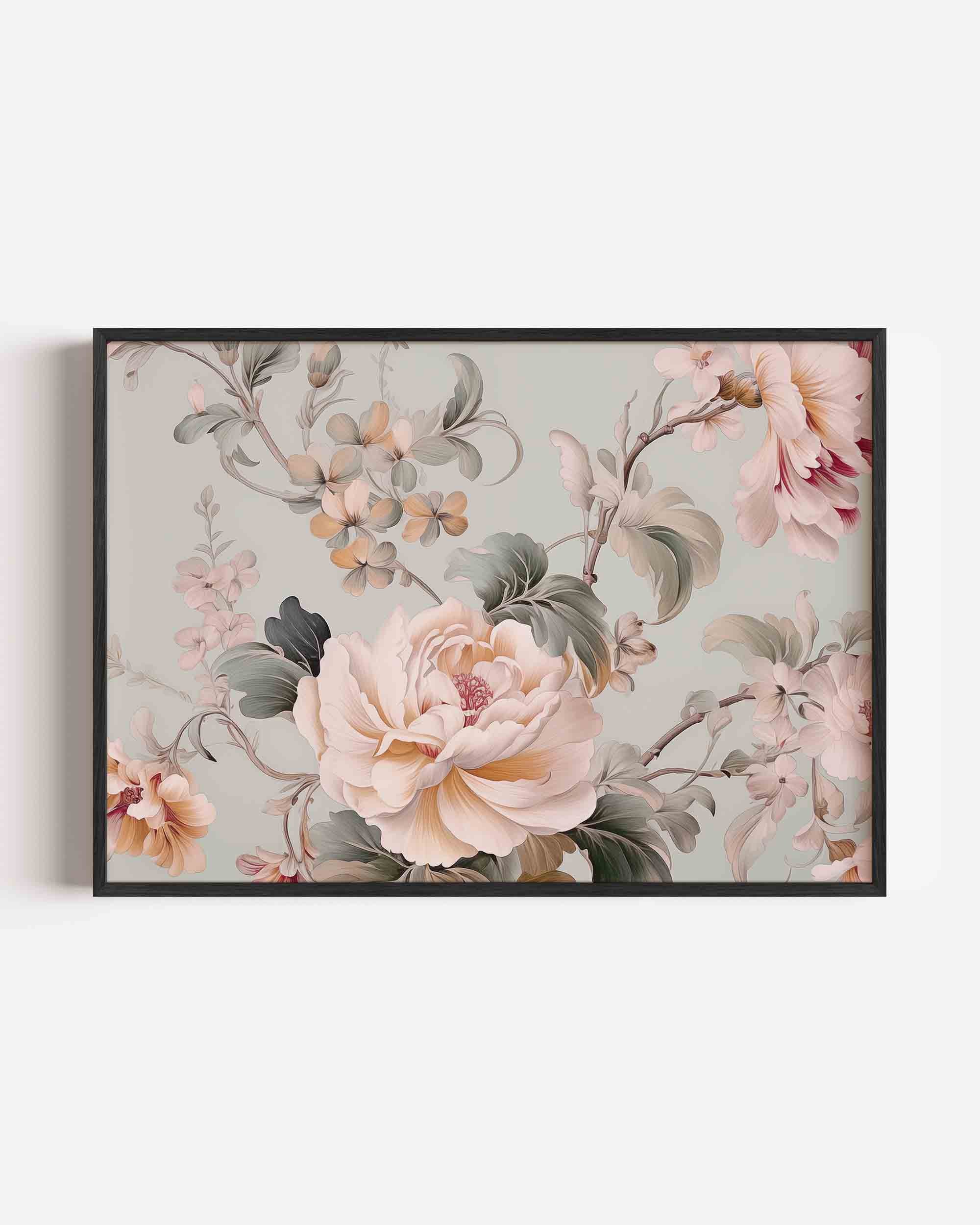 Bloemen en bladeren Poster
