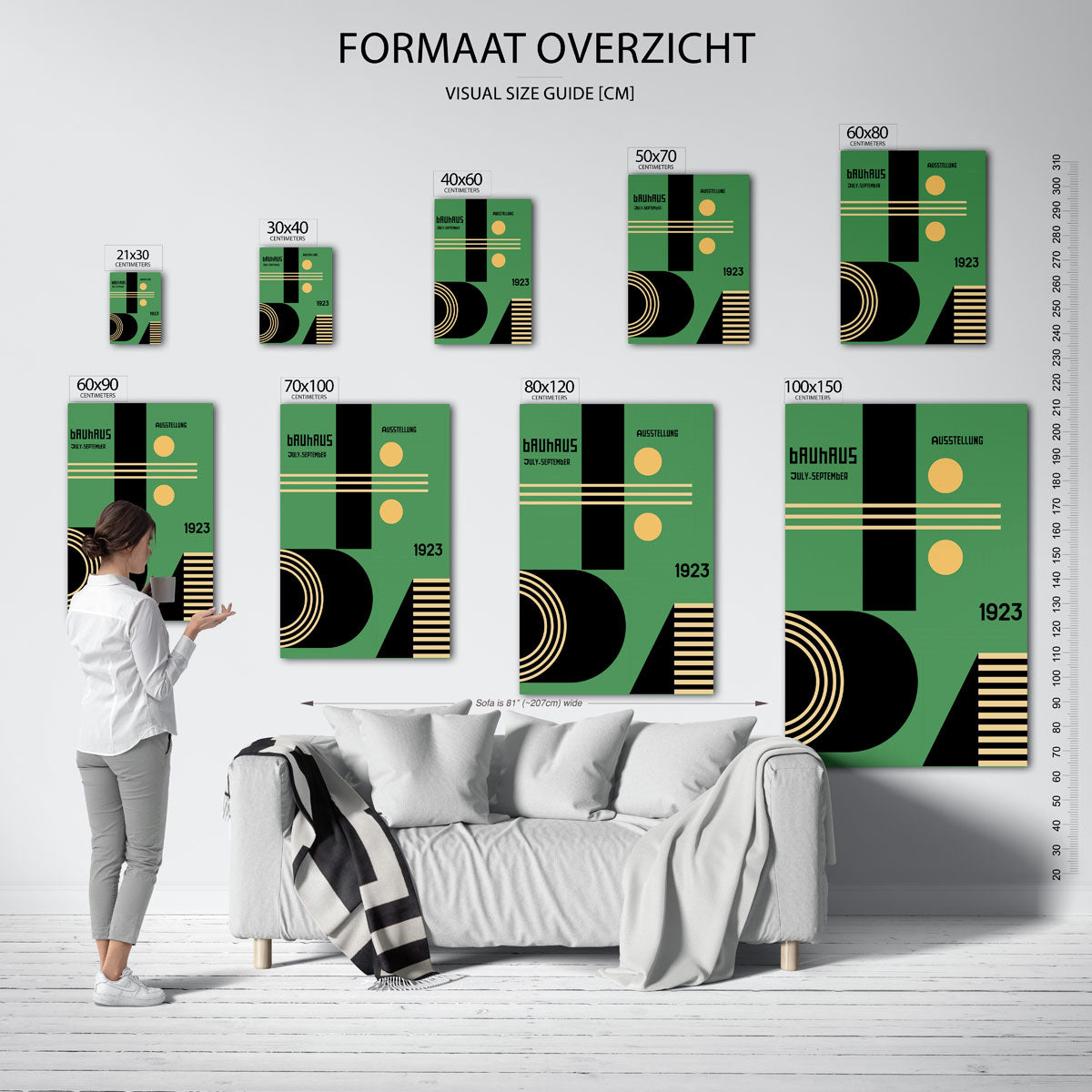 Vormen en lijnen Poster