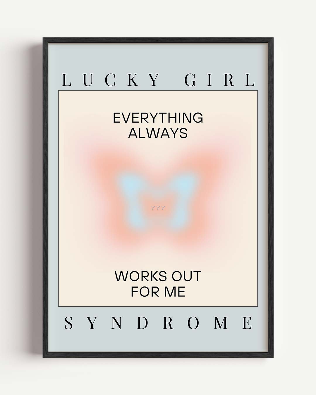 Lucky Girl Syndroom Poster-WallArtistic