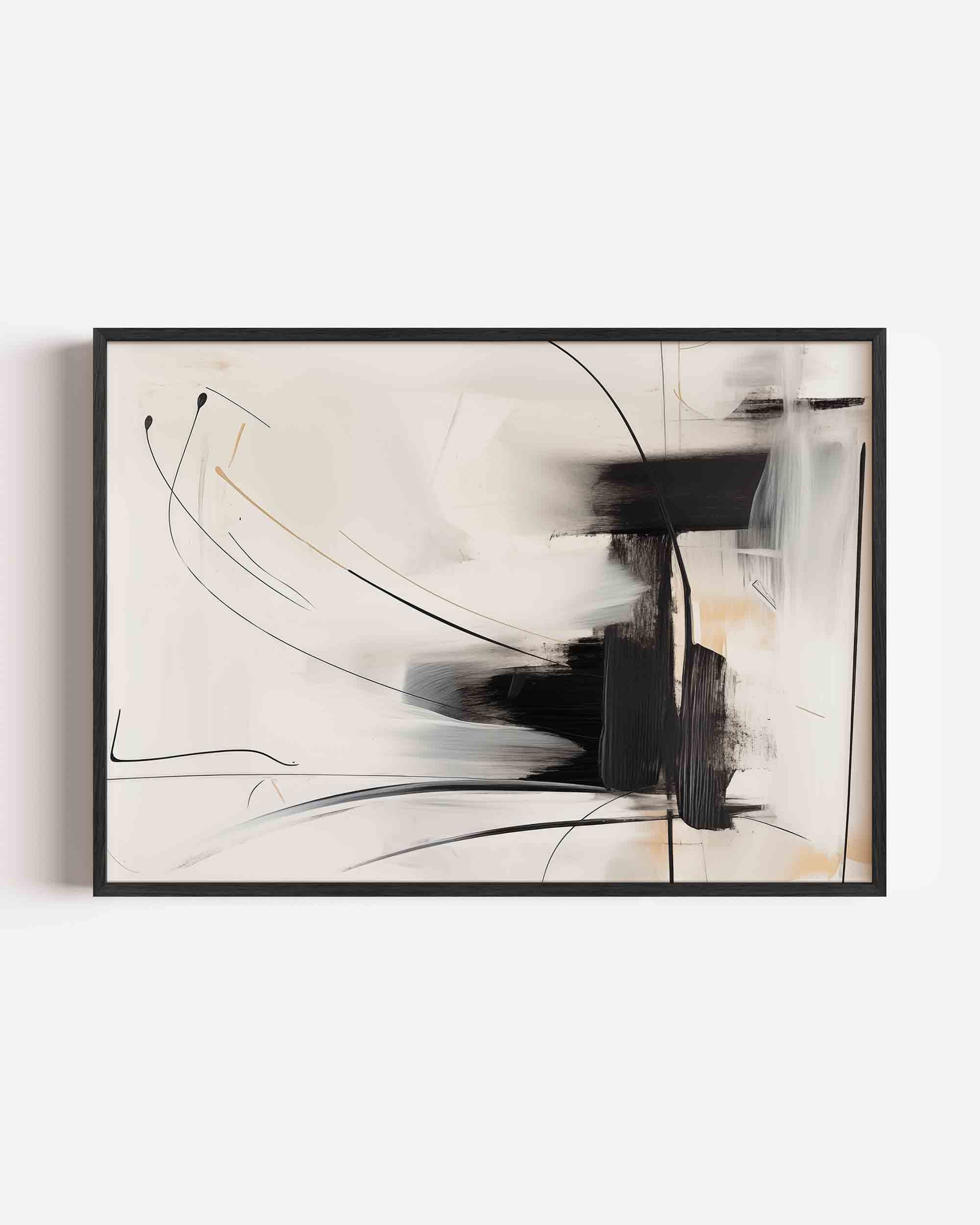 Abstracte lijnen Poster