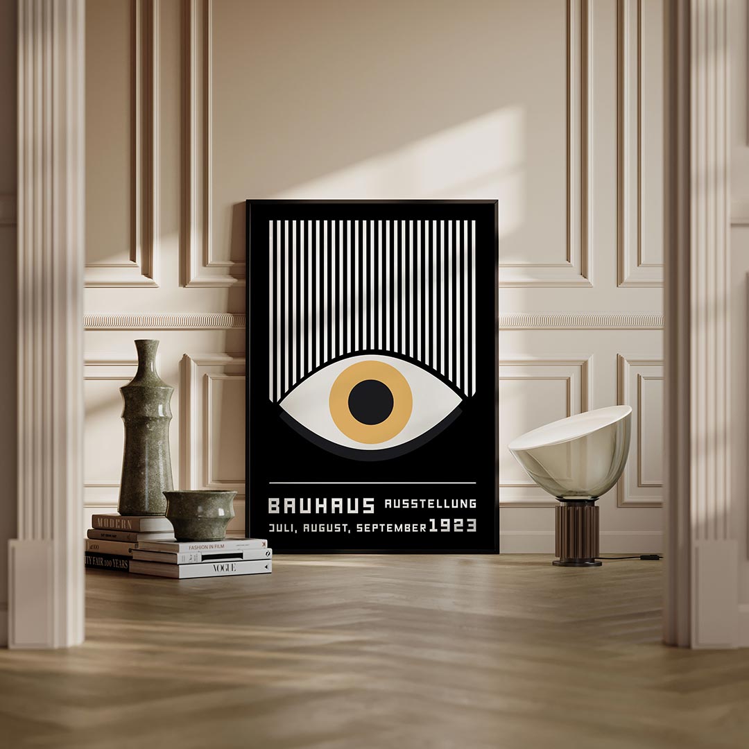 Oog en lijnen Poster