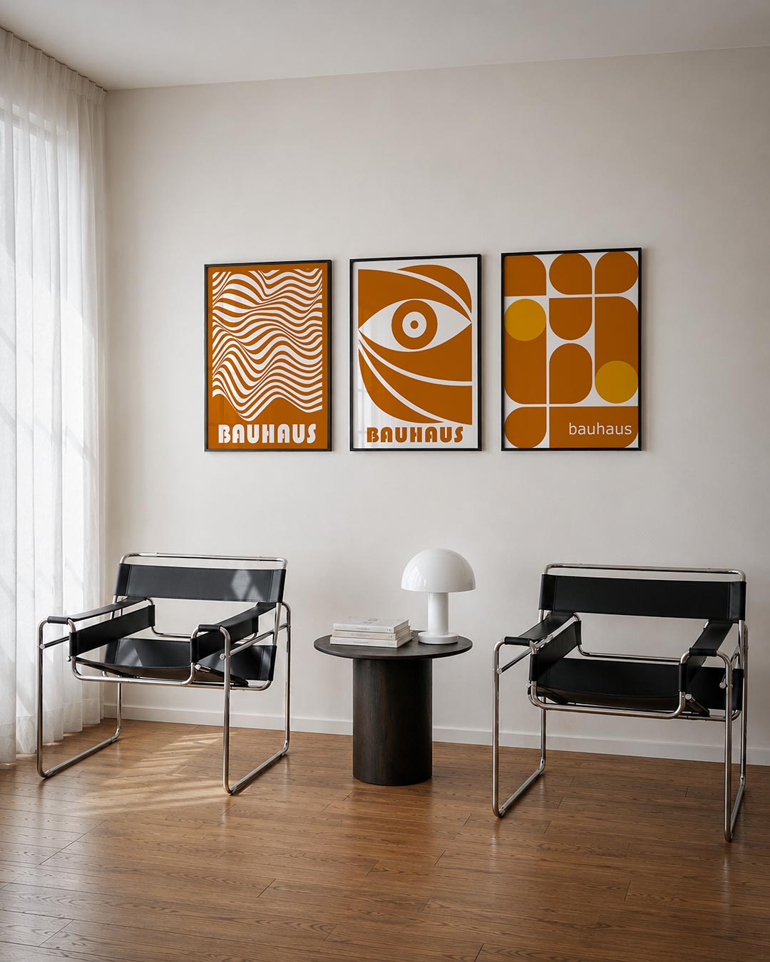 Golvend lijnenspel Posterset