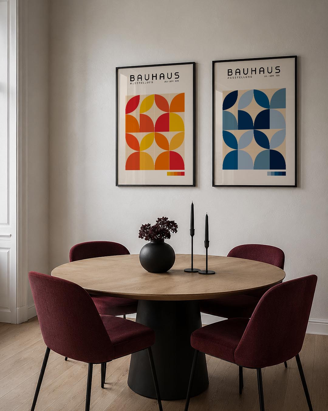 Vorm en kleurenspel Posterset