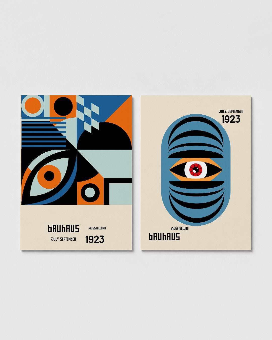 Vormen en vlakkenspel Posterset