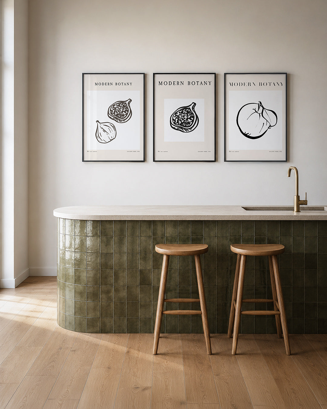 Botanische eenvoud Posterset
