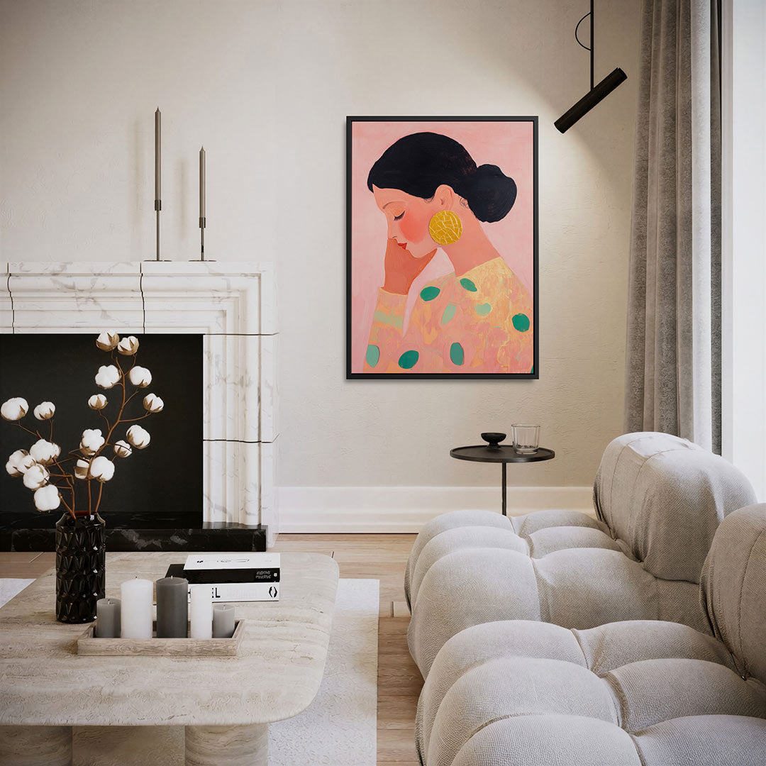 Vrouwelijk portret Kunstwerk